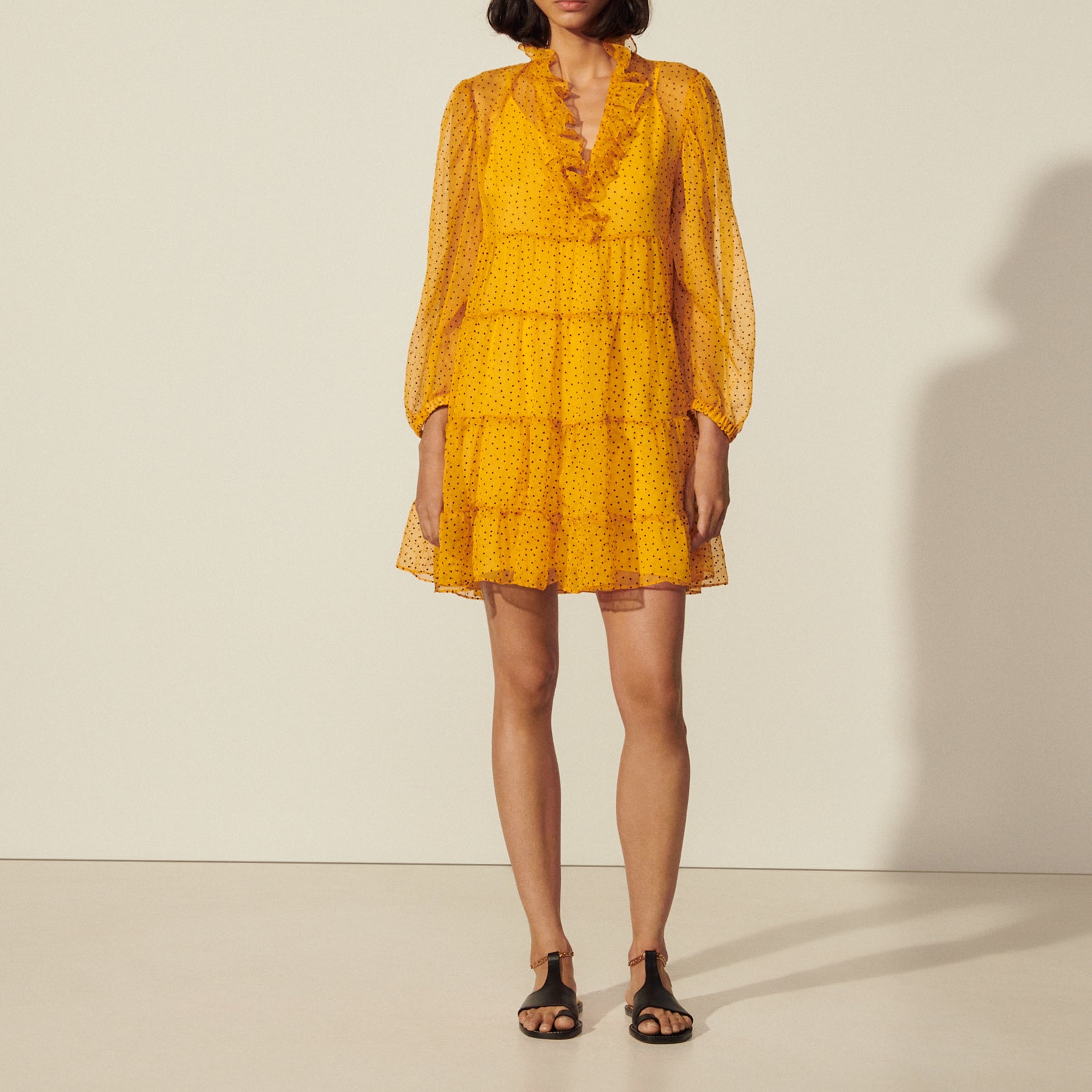 Robe courte en plumetis Sandro seconde main