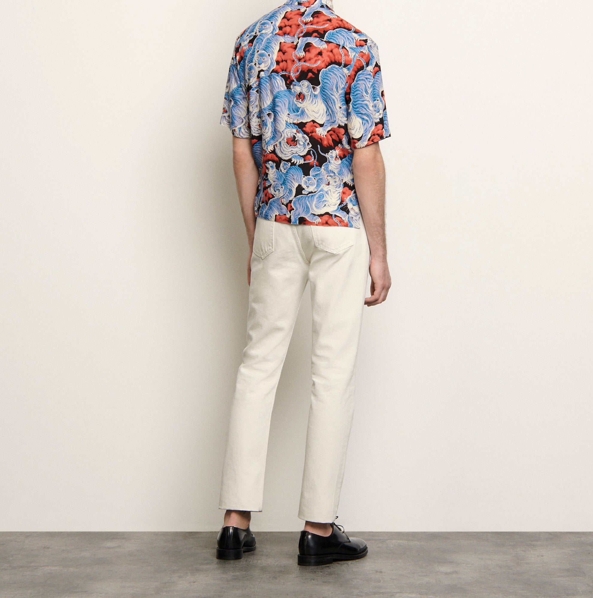 Chemise à manches courtes imprimée Sandro seconde main