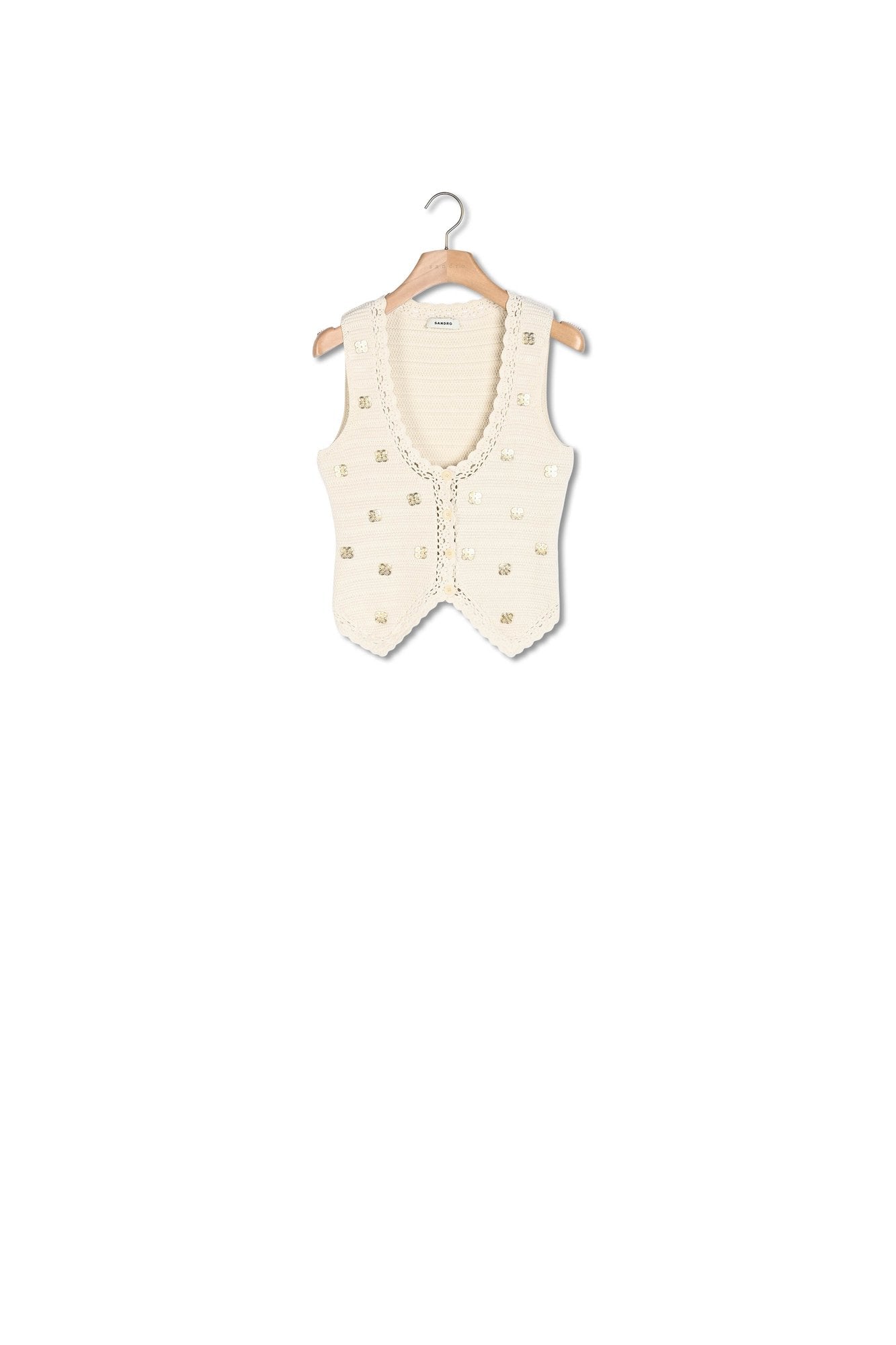 Top en crochet Sandro seconde main