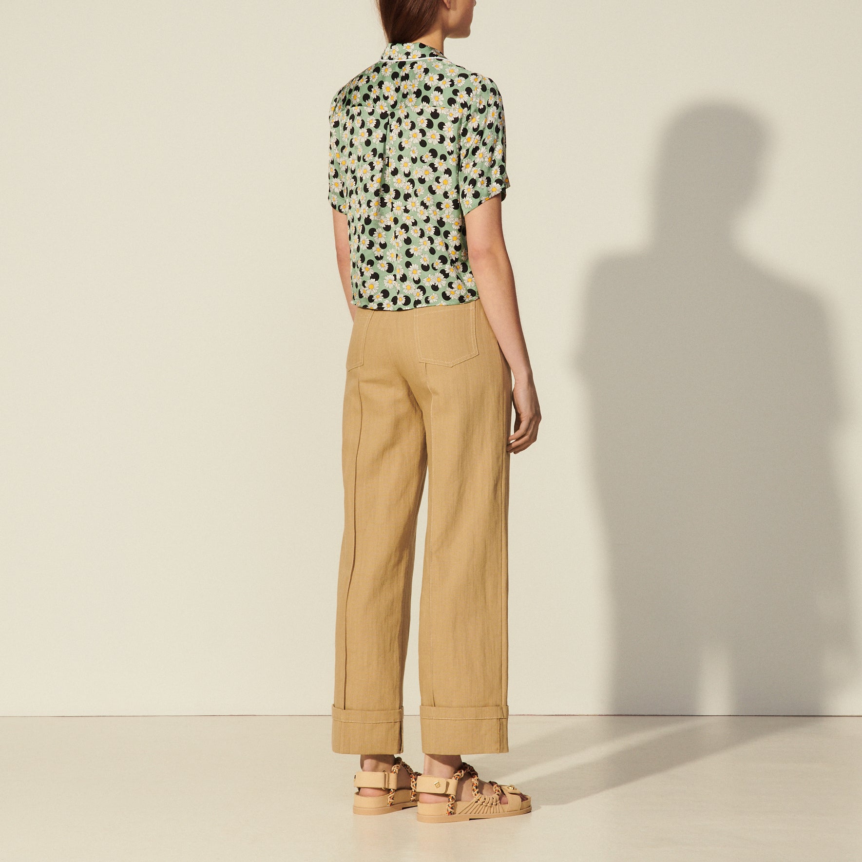 Chemise pyjama imprimée Sandro seconde main