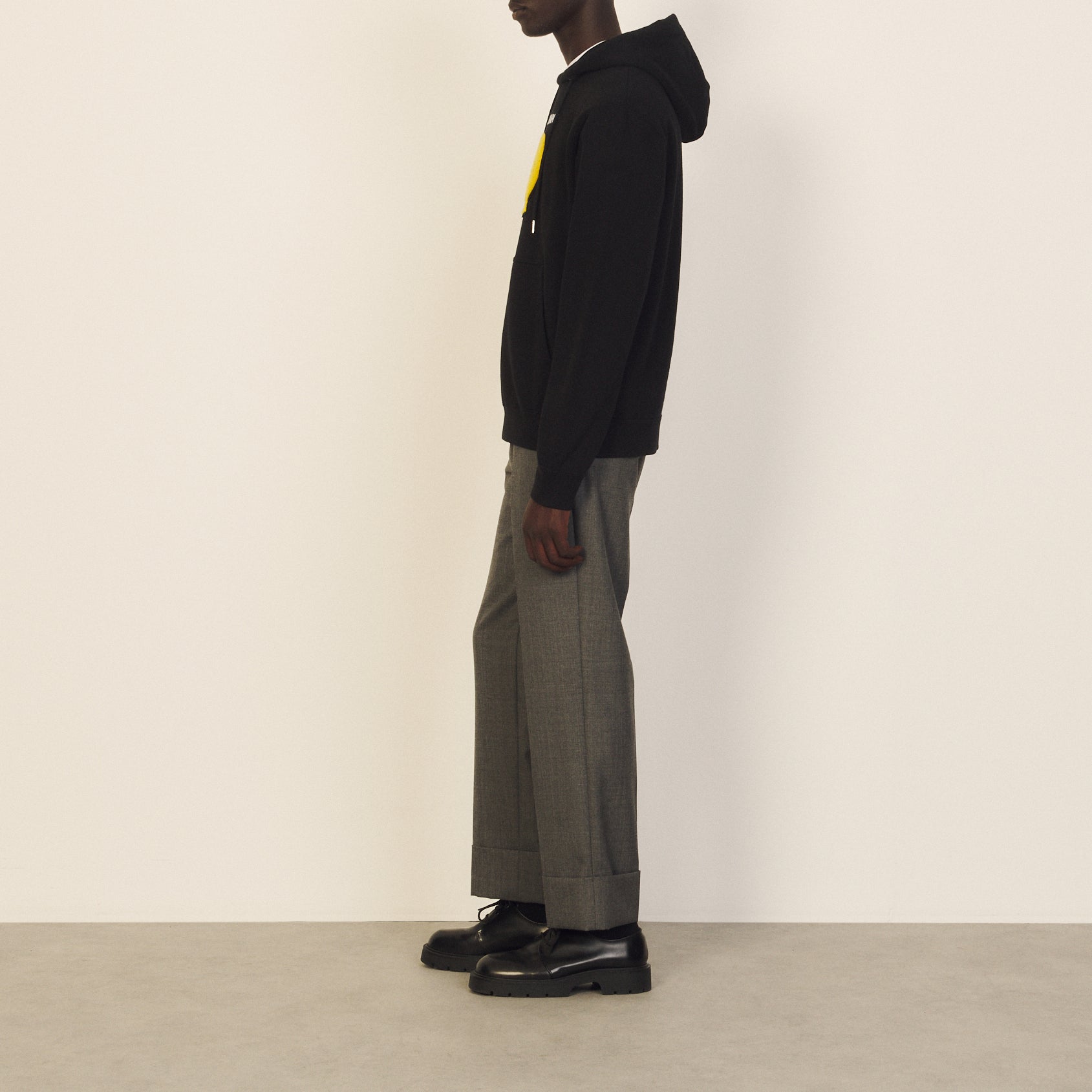 Sweatshirt Noir Sandro seconde main