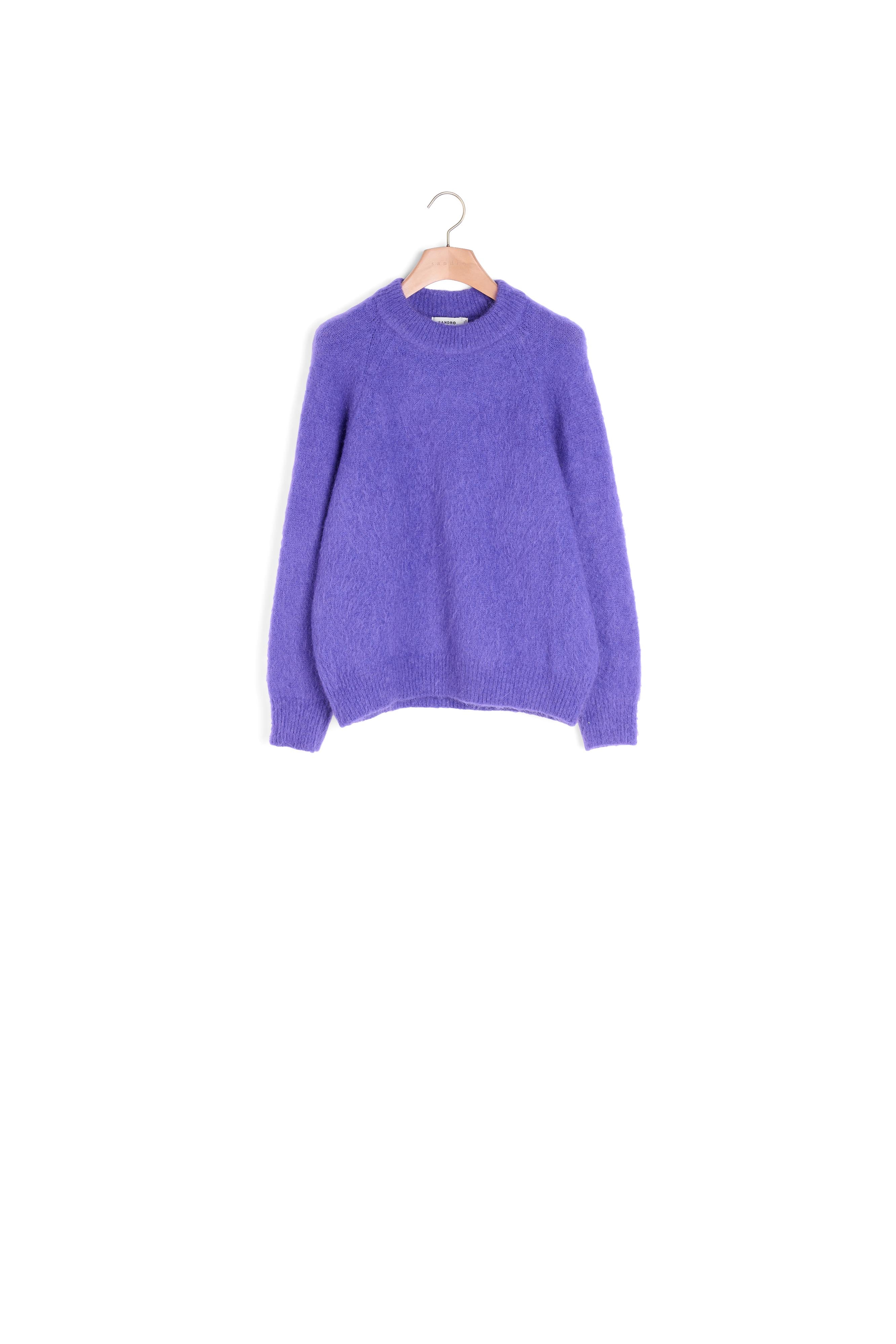 Pull en mohair à col rond Sandro seconde main