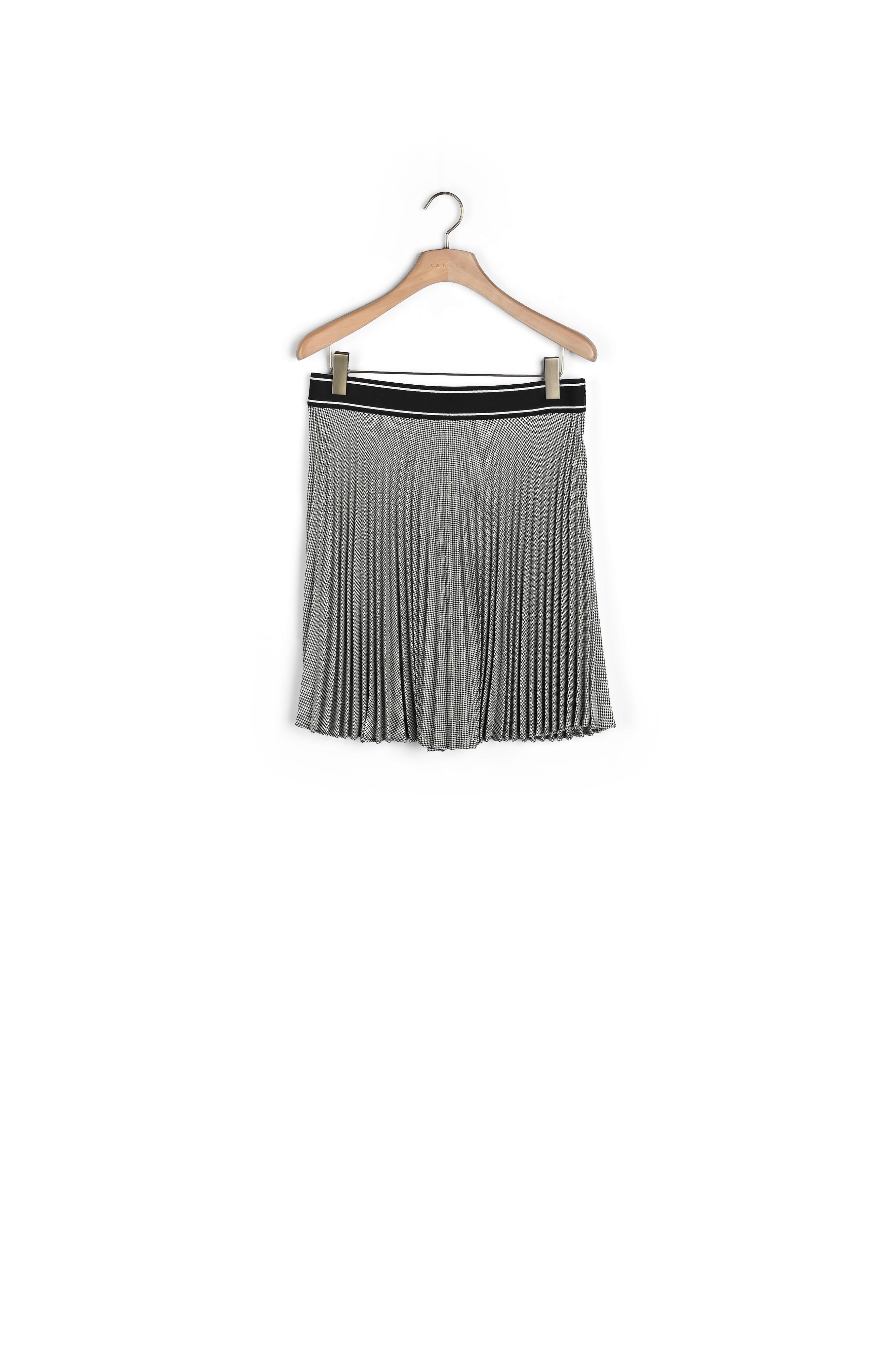 Jupe courte plissée strassée Sandro seconde main