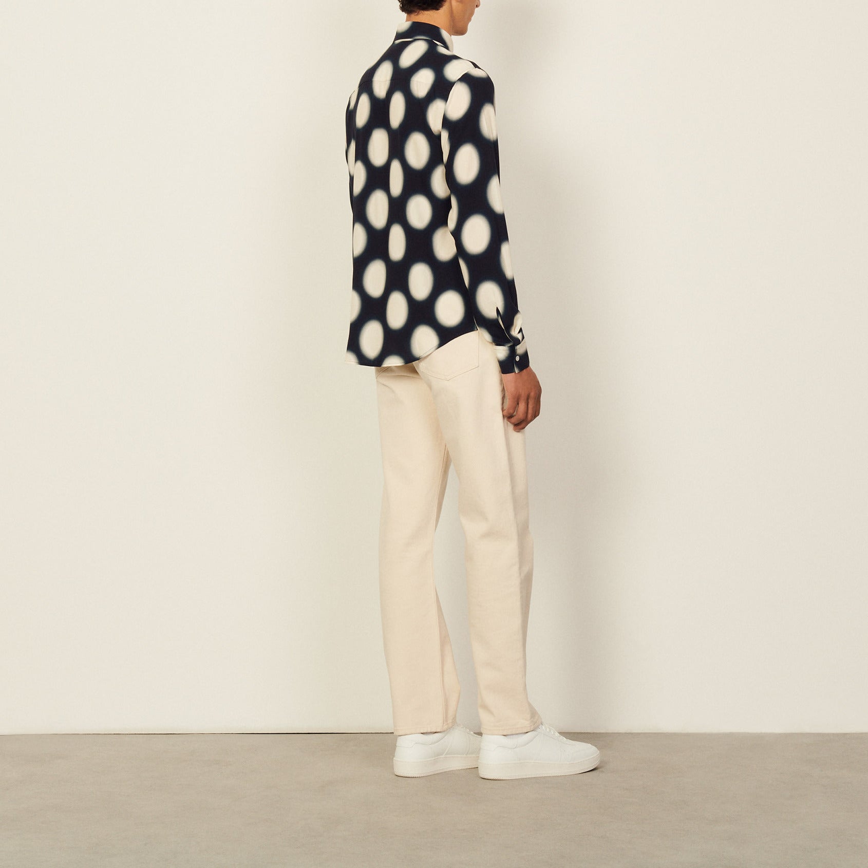 Chemise imprimée en viscose Sandro seconde main