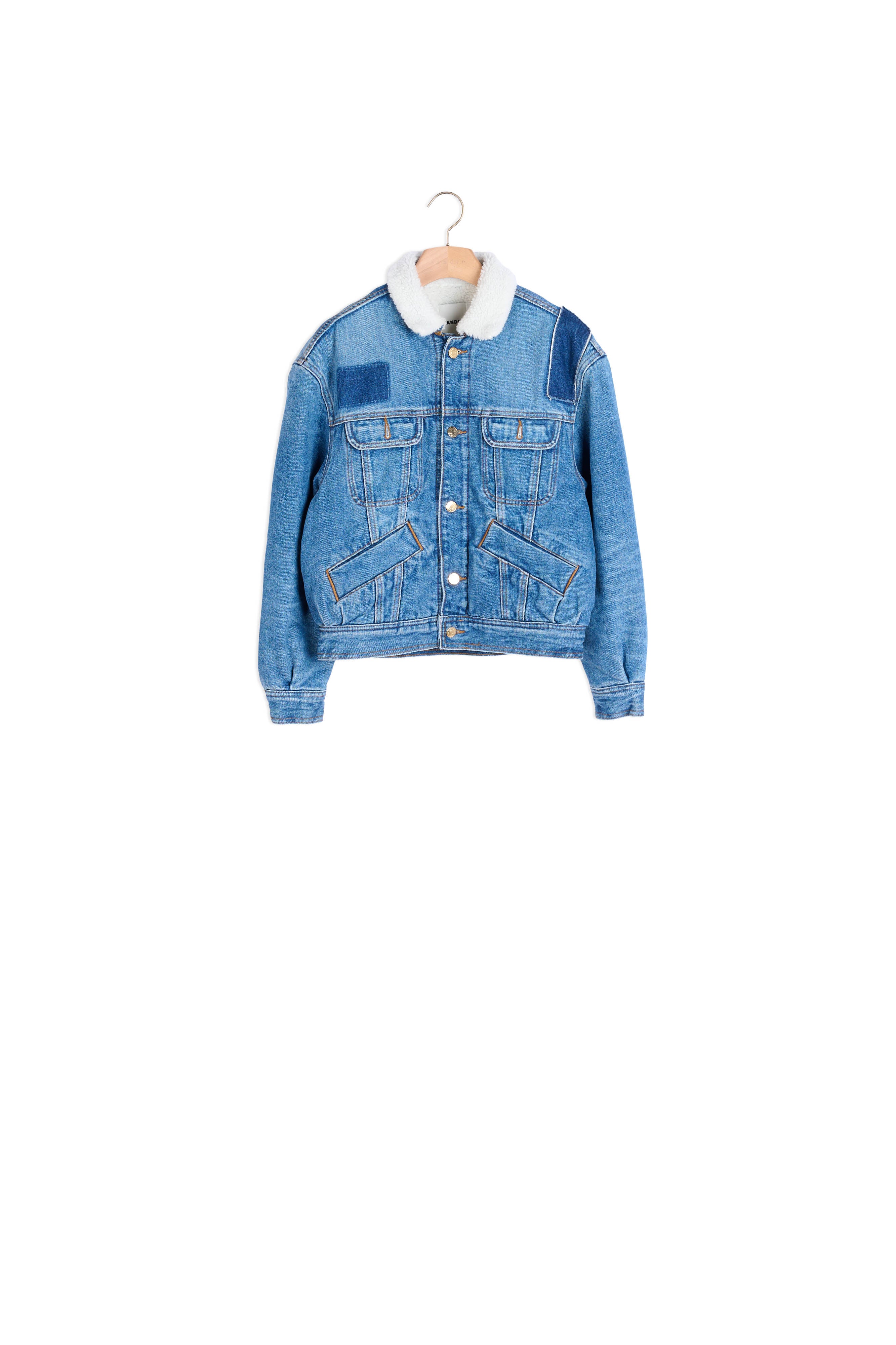 Veste en Jean doublée Sandro seconde main