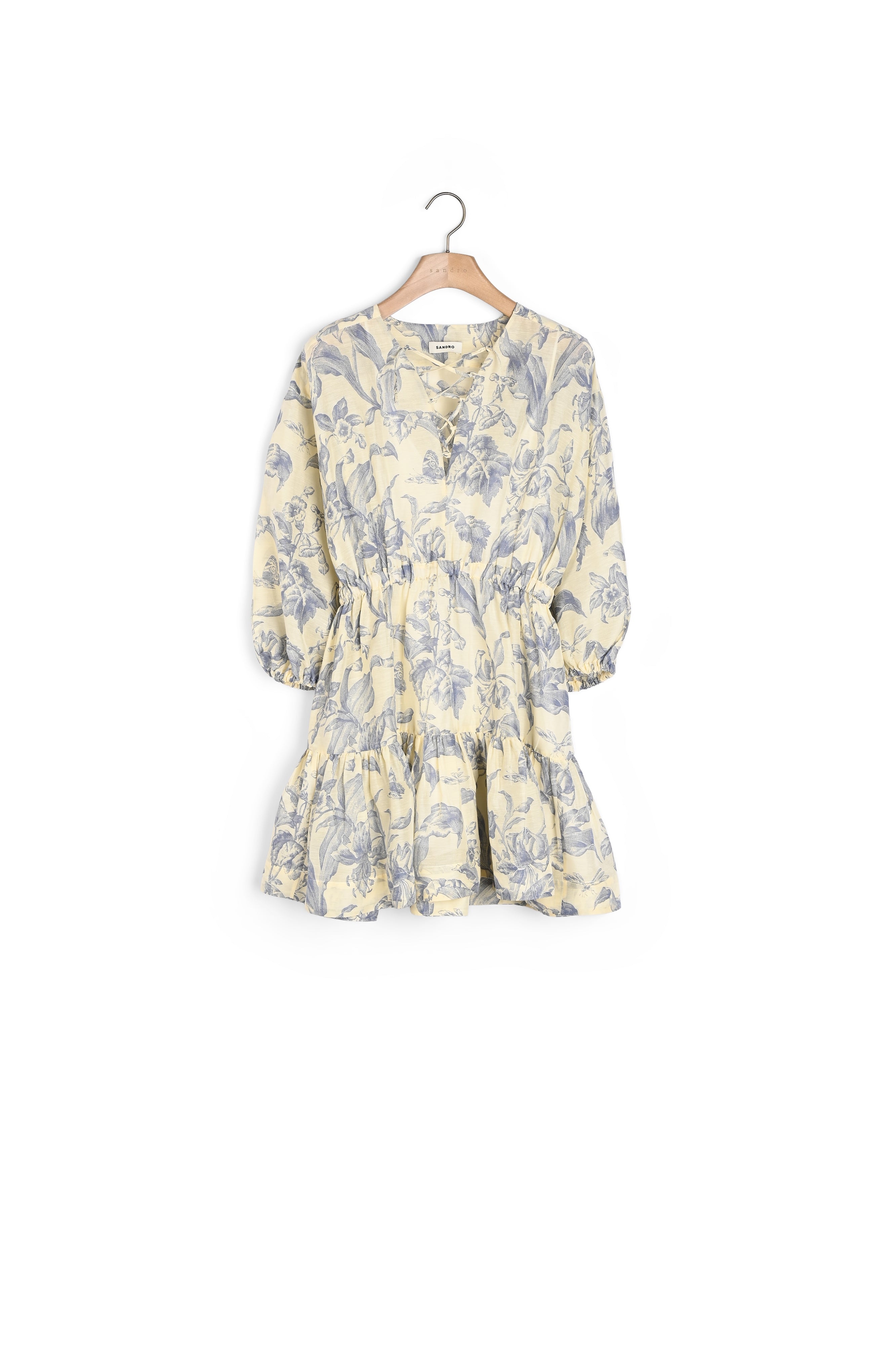 Robe à imprimé fleuri Sandro seconde main