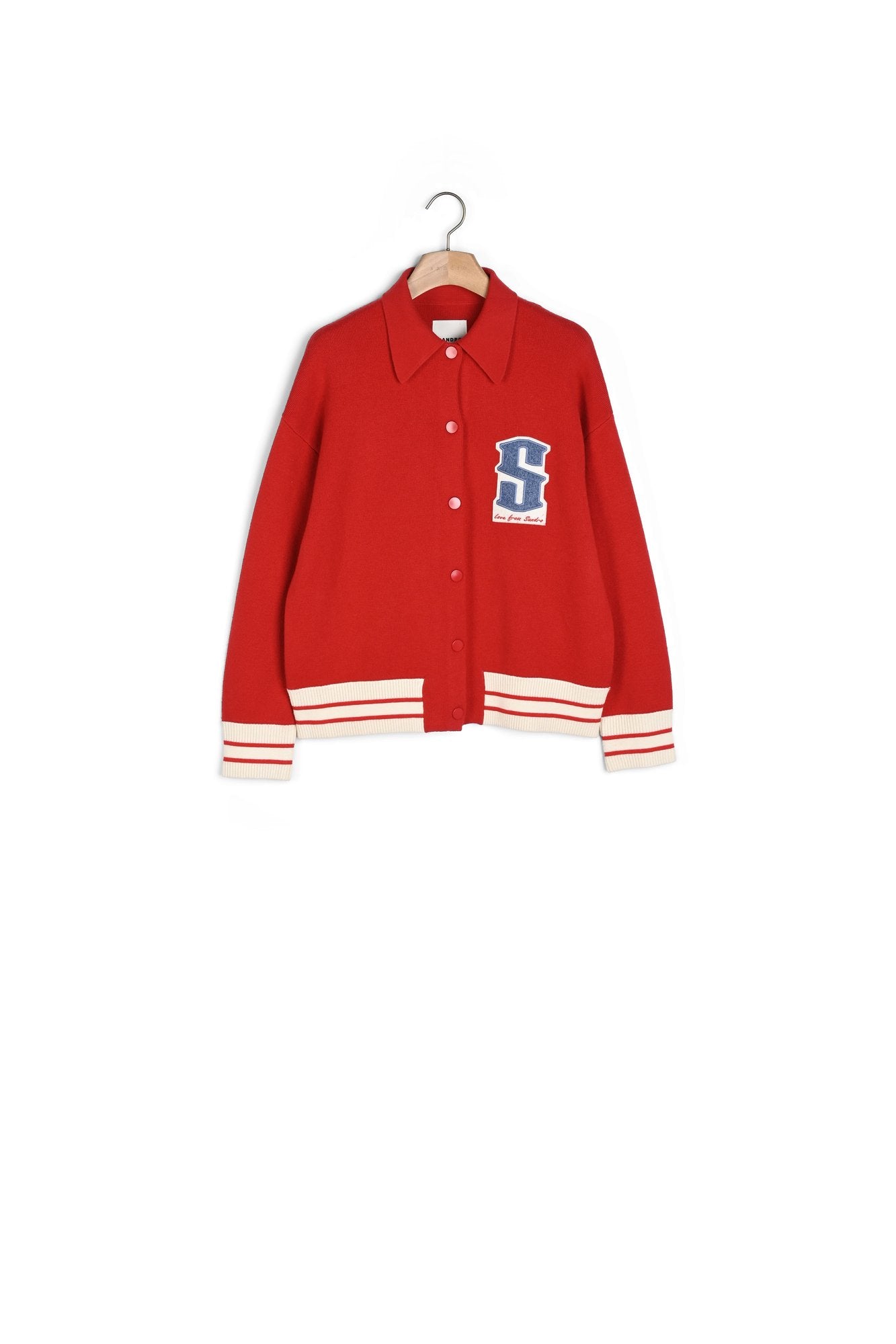 Cardi-coat avec patch Sandro seconde main