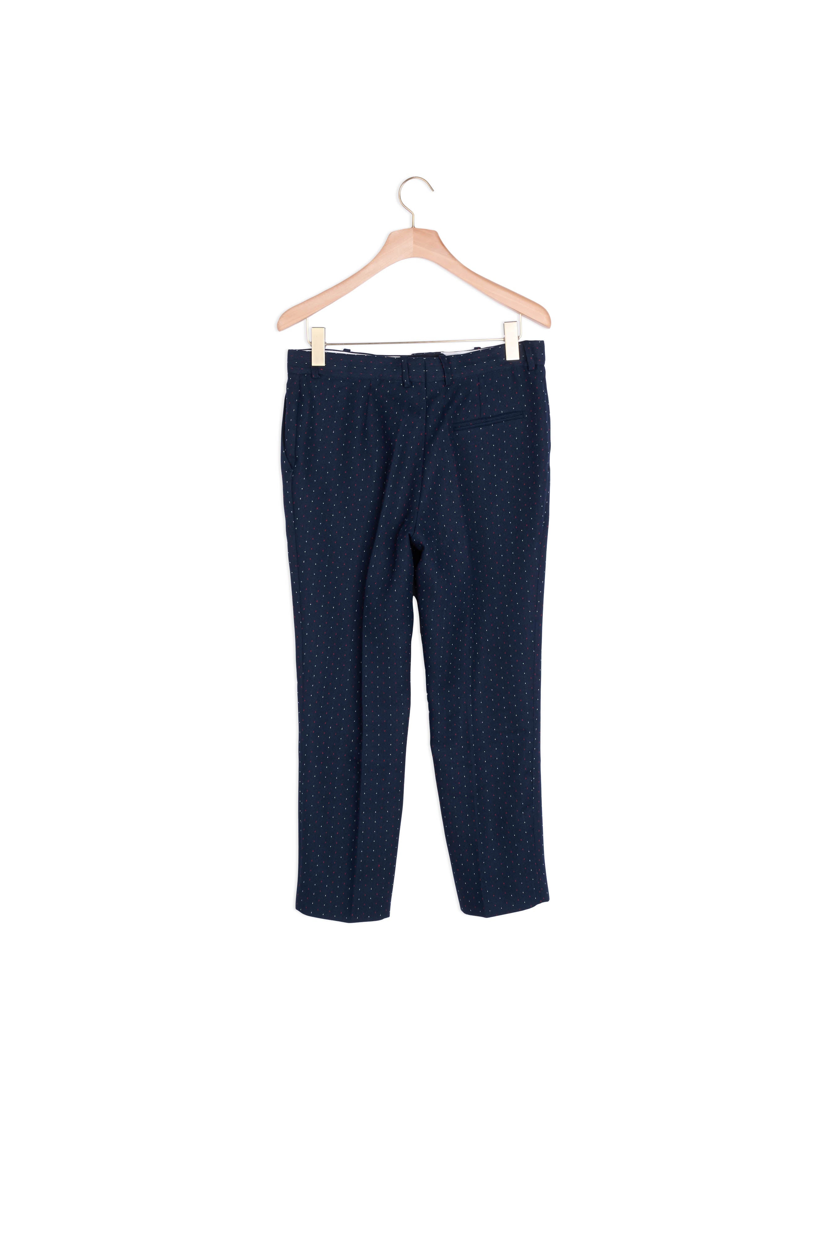 Pantalon de tailleur imprimé Sandro seconde main