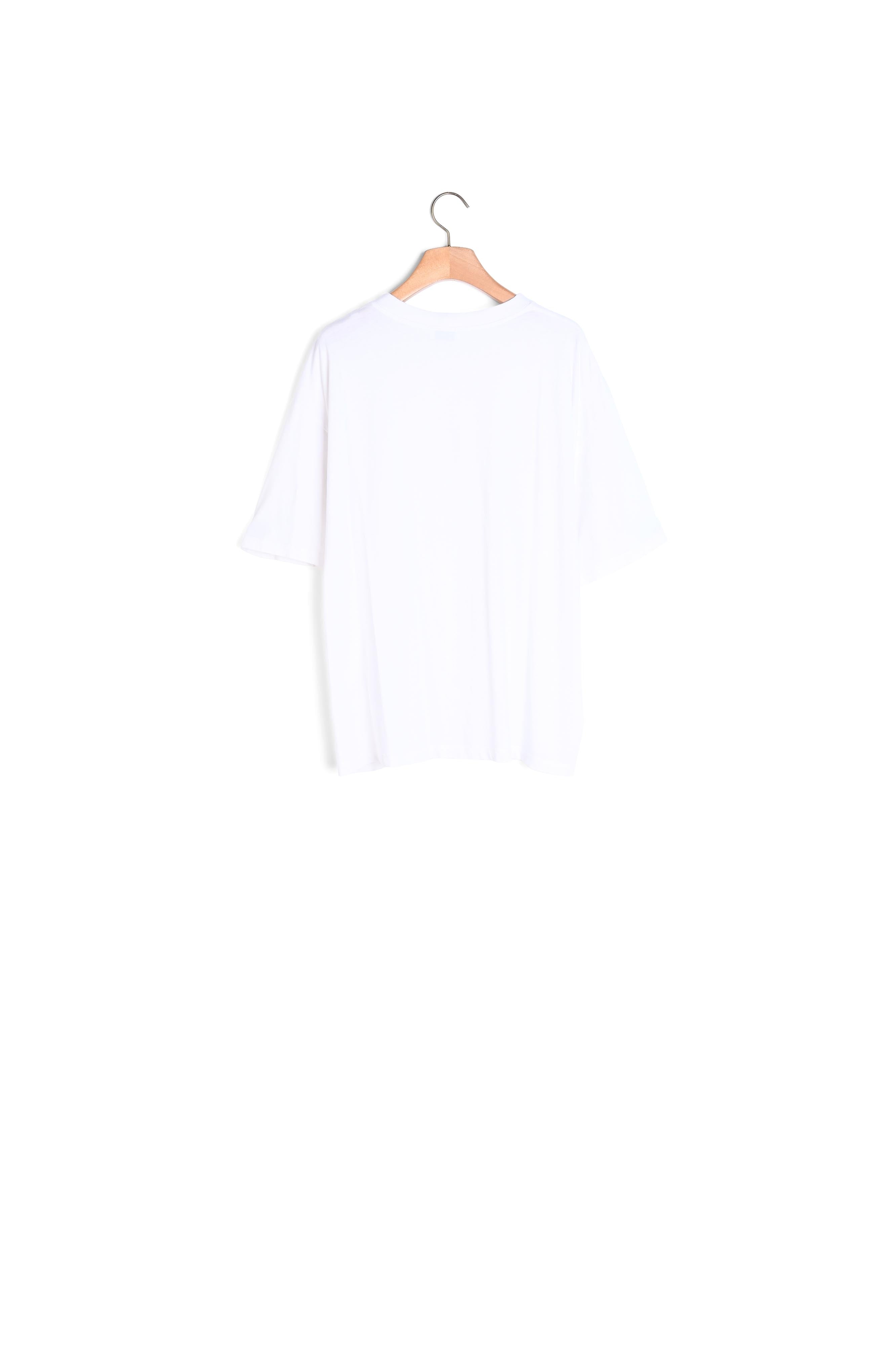 T-shirt logo rubber Sandro seconde main