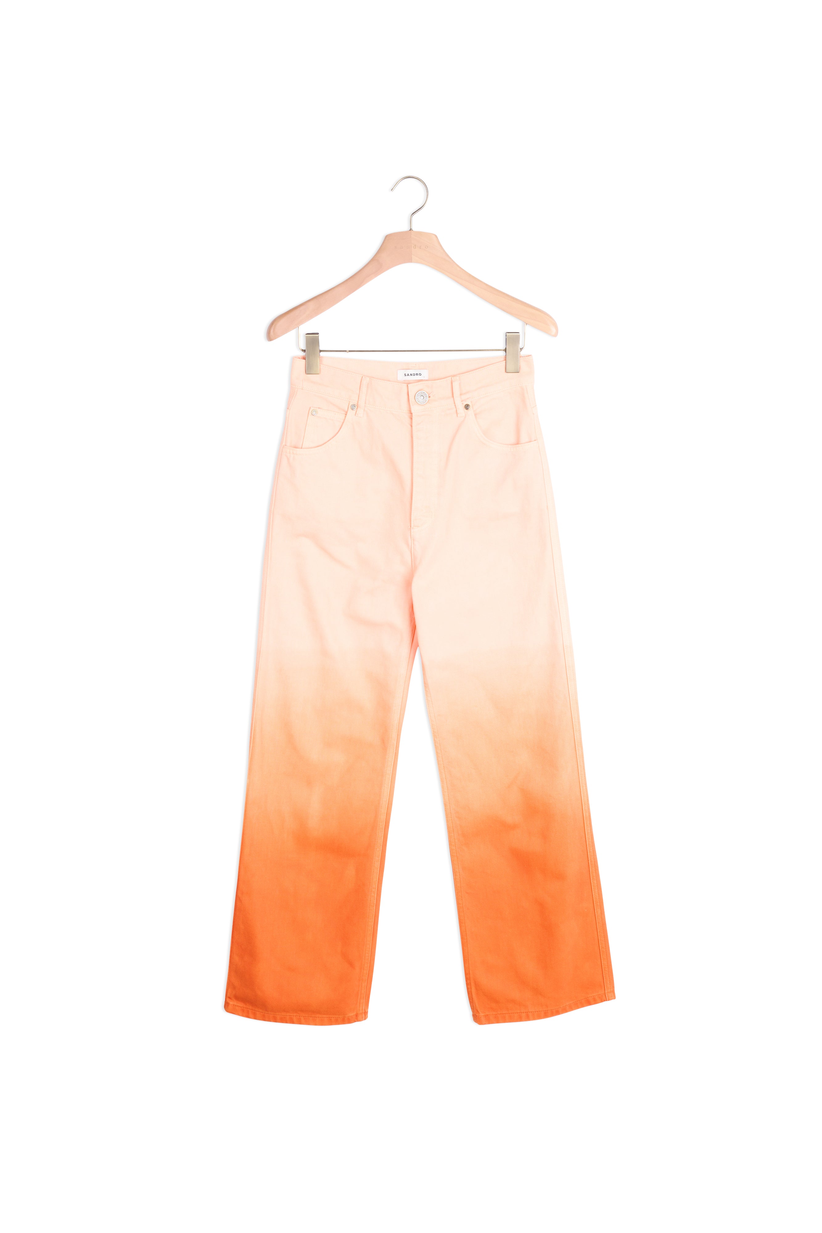 Jean droit effet dégradé Sandro seconde main