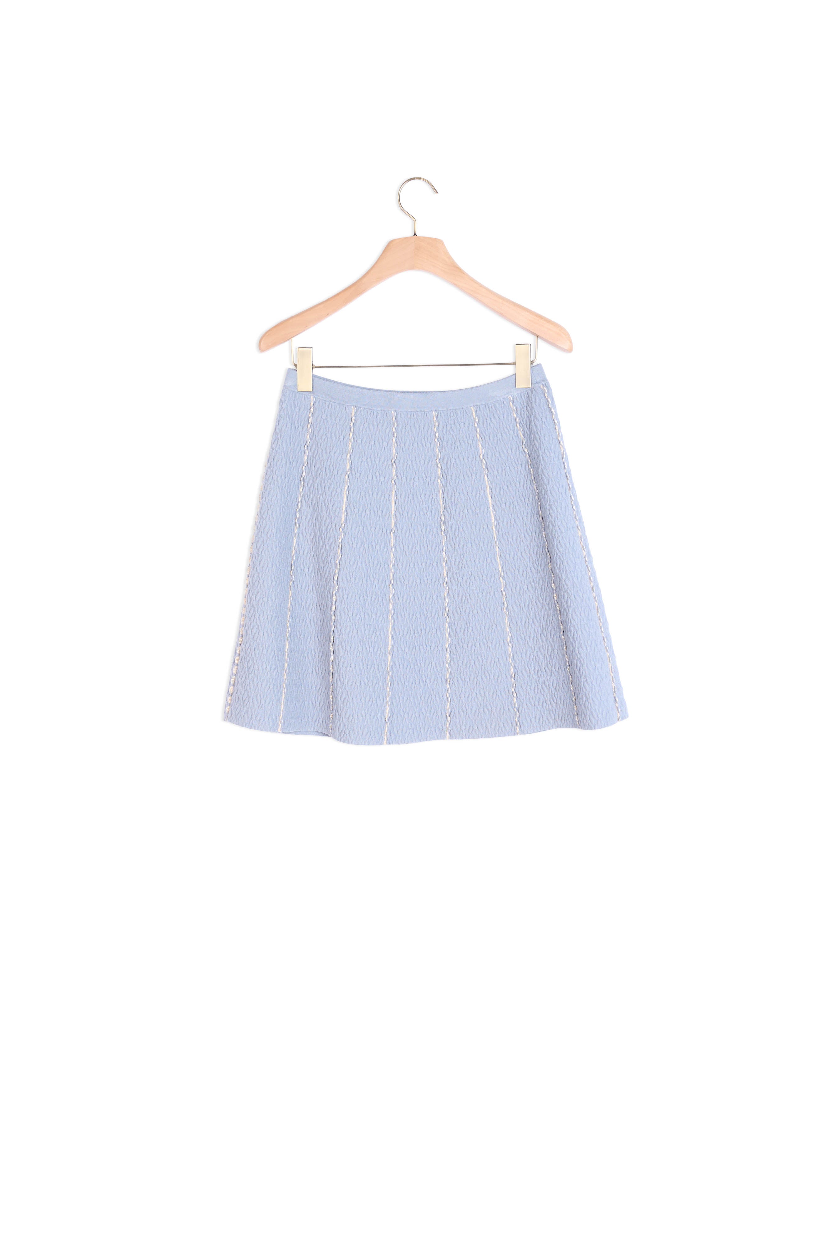 Jupe courte trapèze en Maille Sandro seconde main