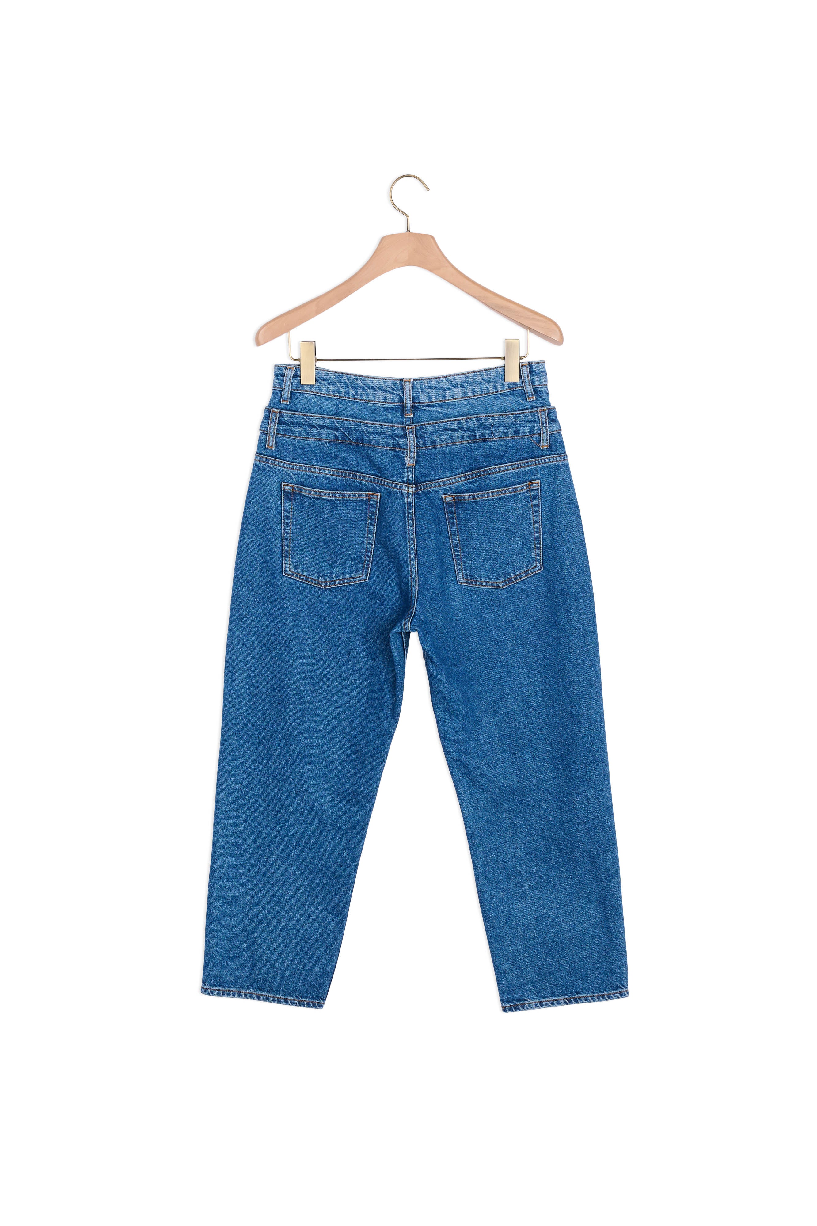 Jean trompe l'œil coupe mom Sandro seconde main