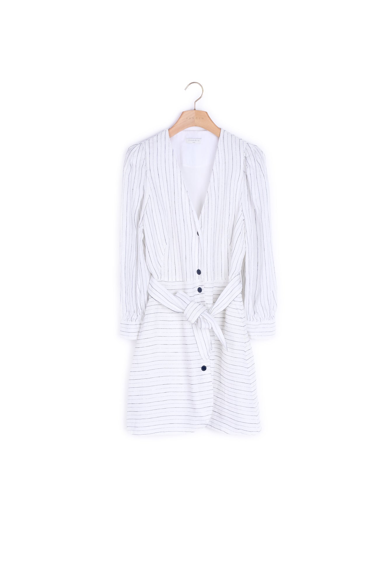 Robe courte à fines rayures Sandro seconde main