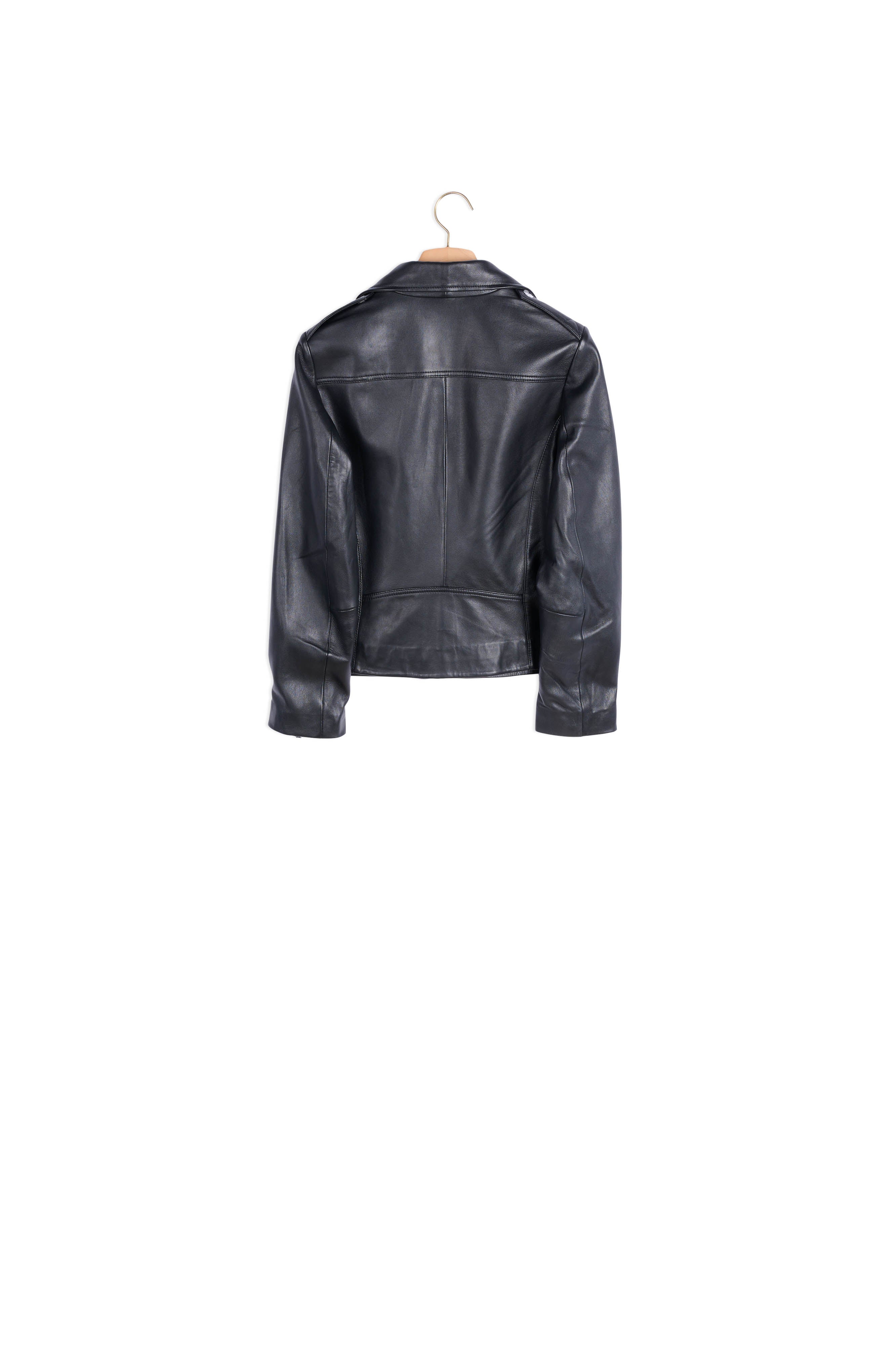 Blouson en cuir Sandro seconde main