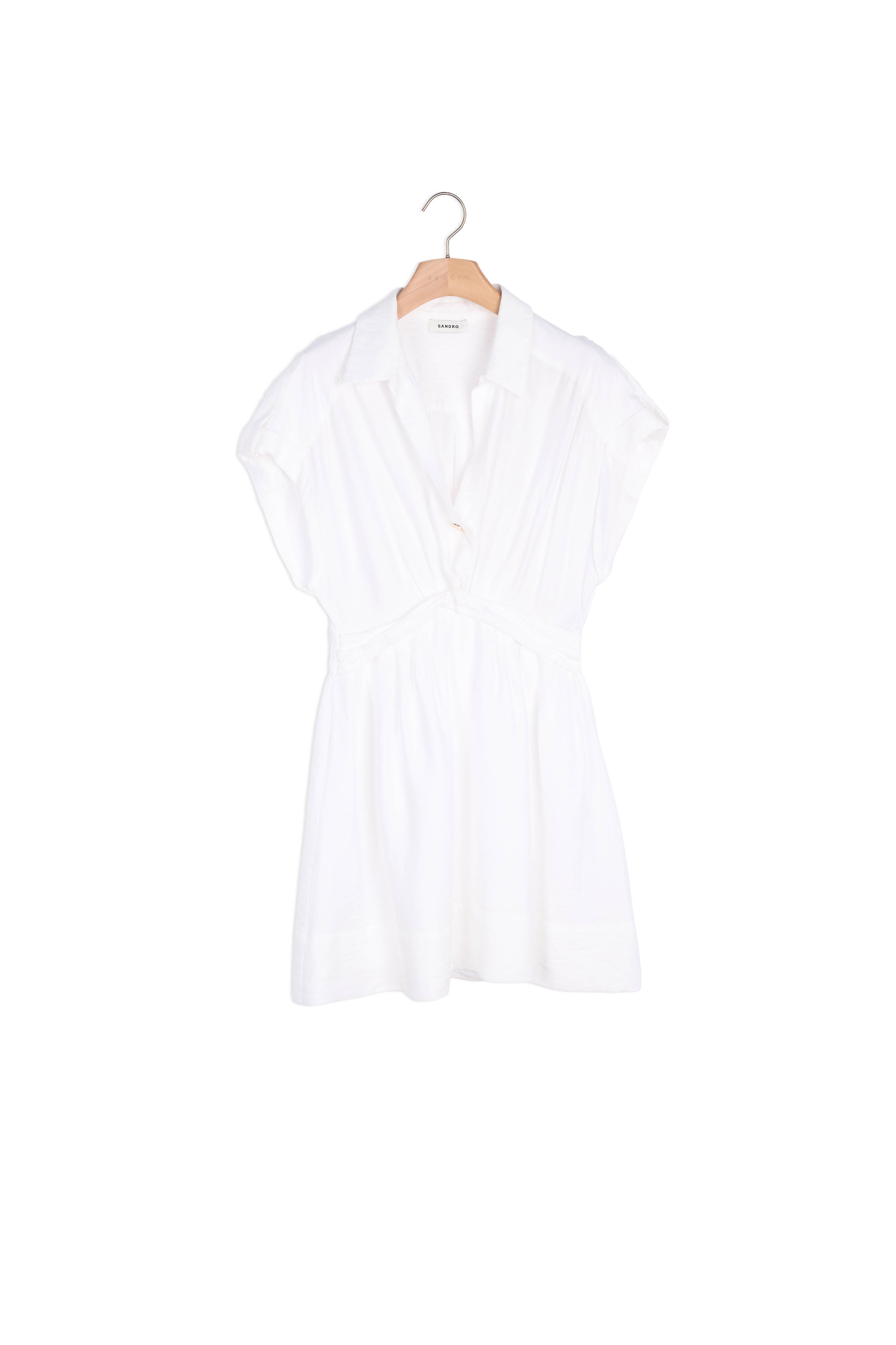 Robe courte en lin Sandro seconde main