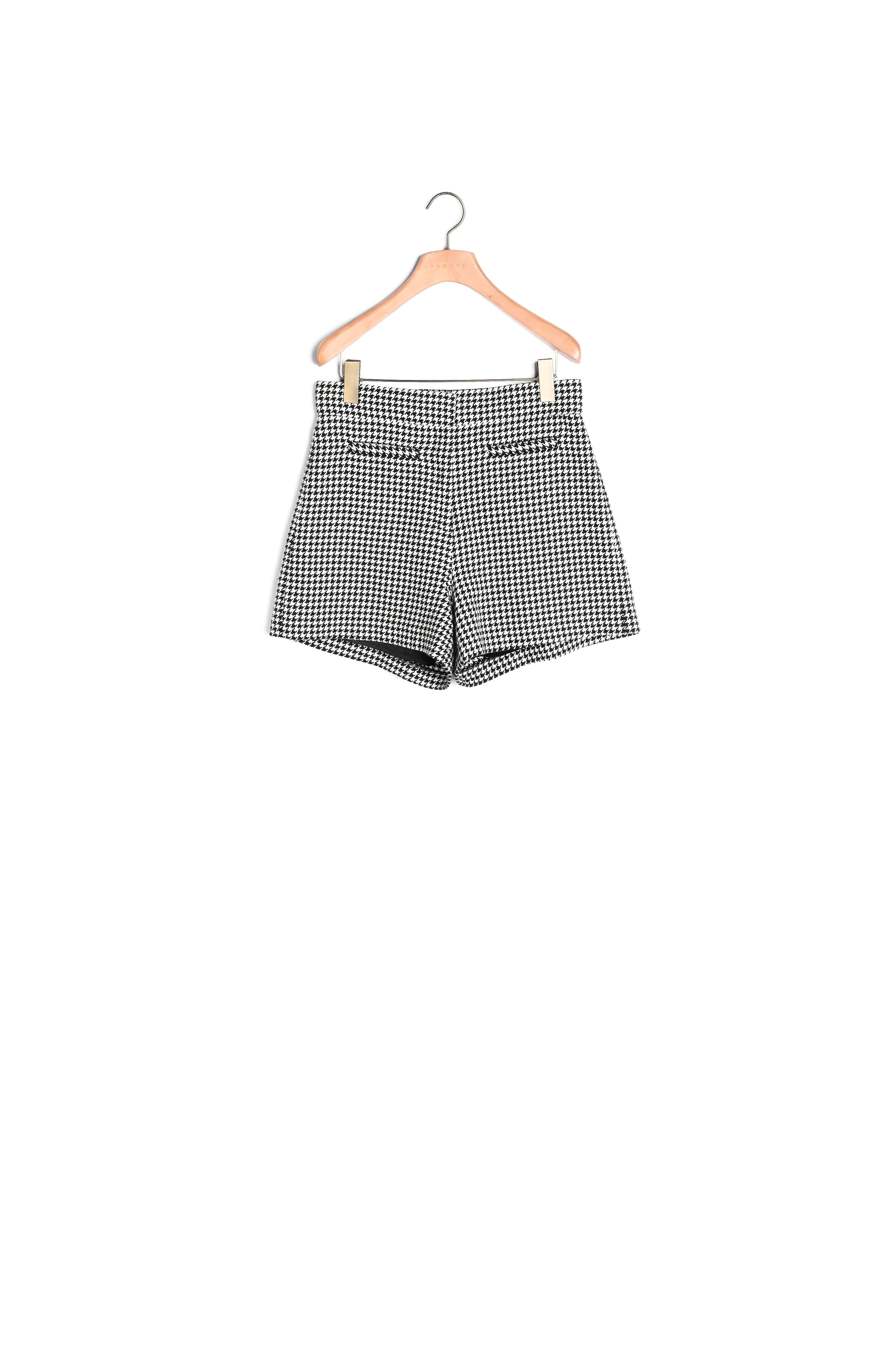 Short en pied de coq assorti Sandro seconde main