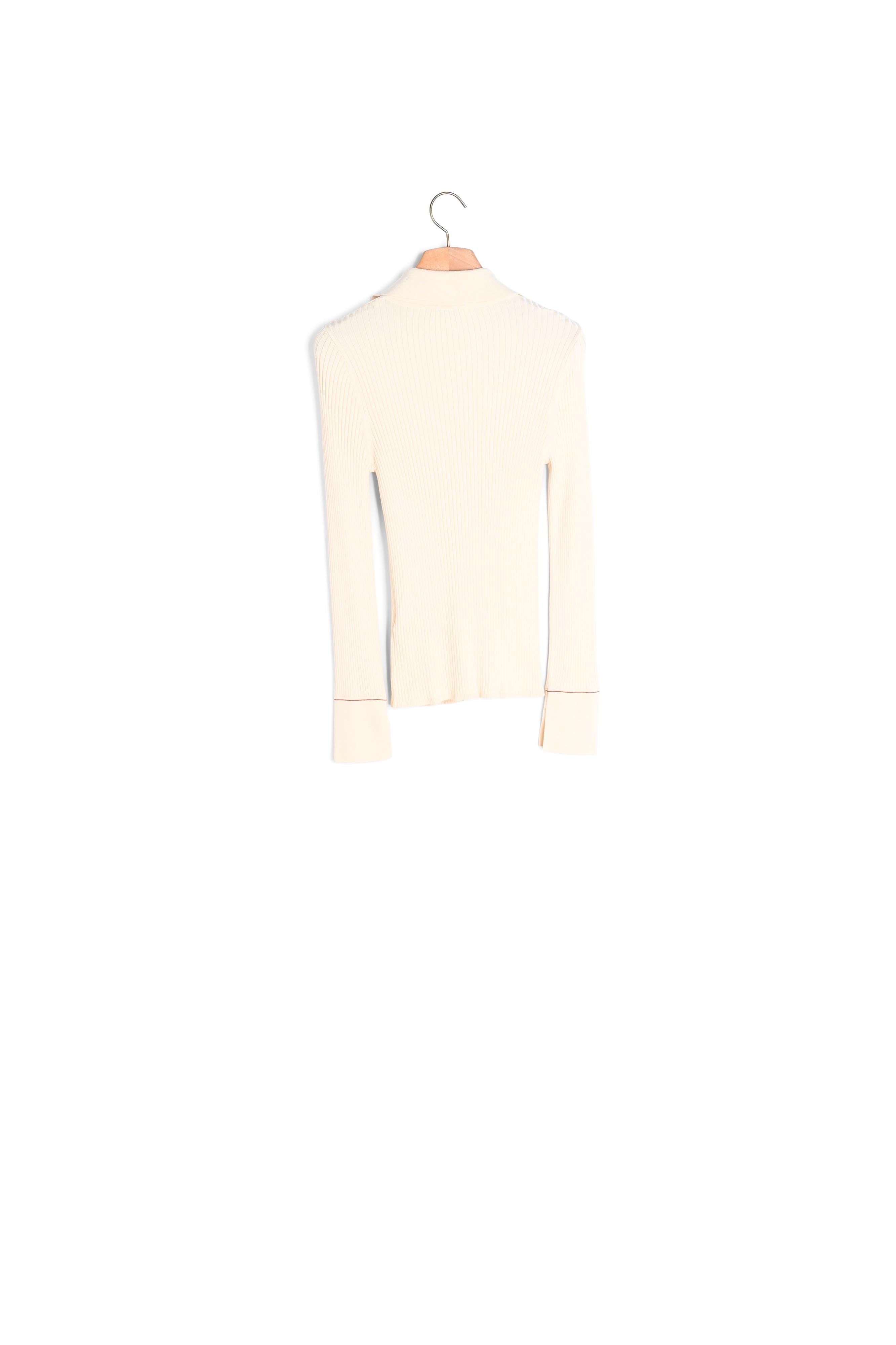 Cardigan en Maille fine surpiquée Sandro seconde main