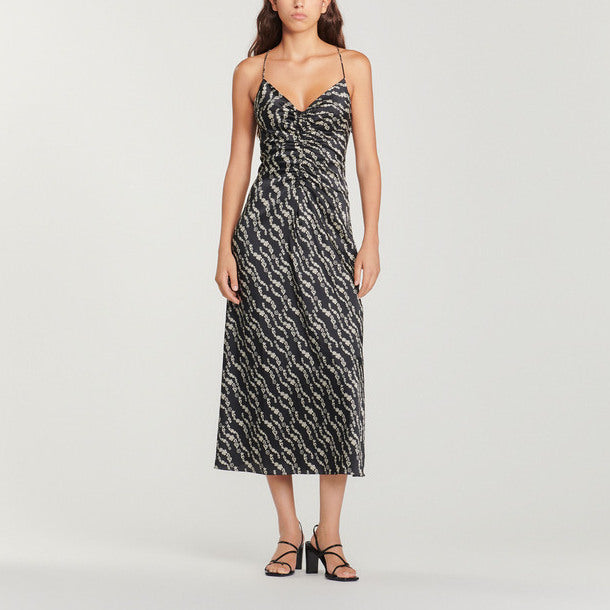 Robe longue à fines bretelles Sandro seconde main