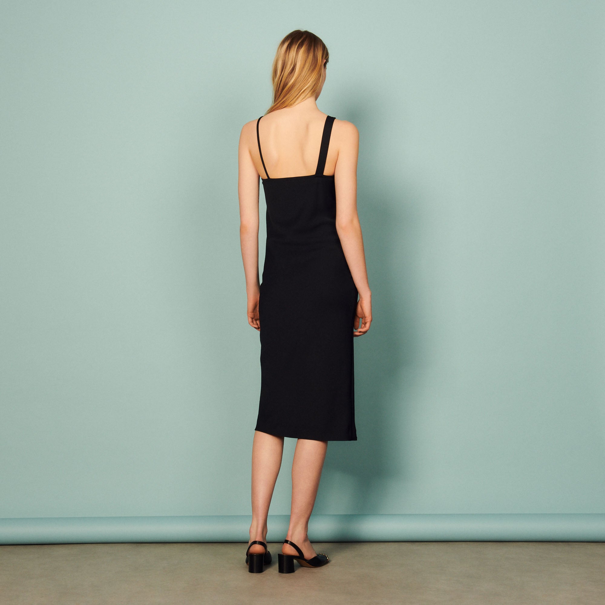 Robe longue fendue Sandro seconde main