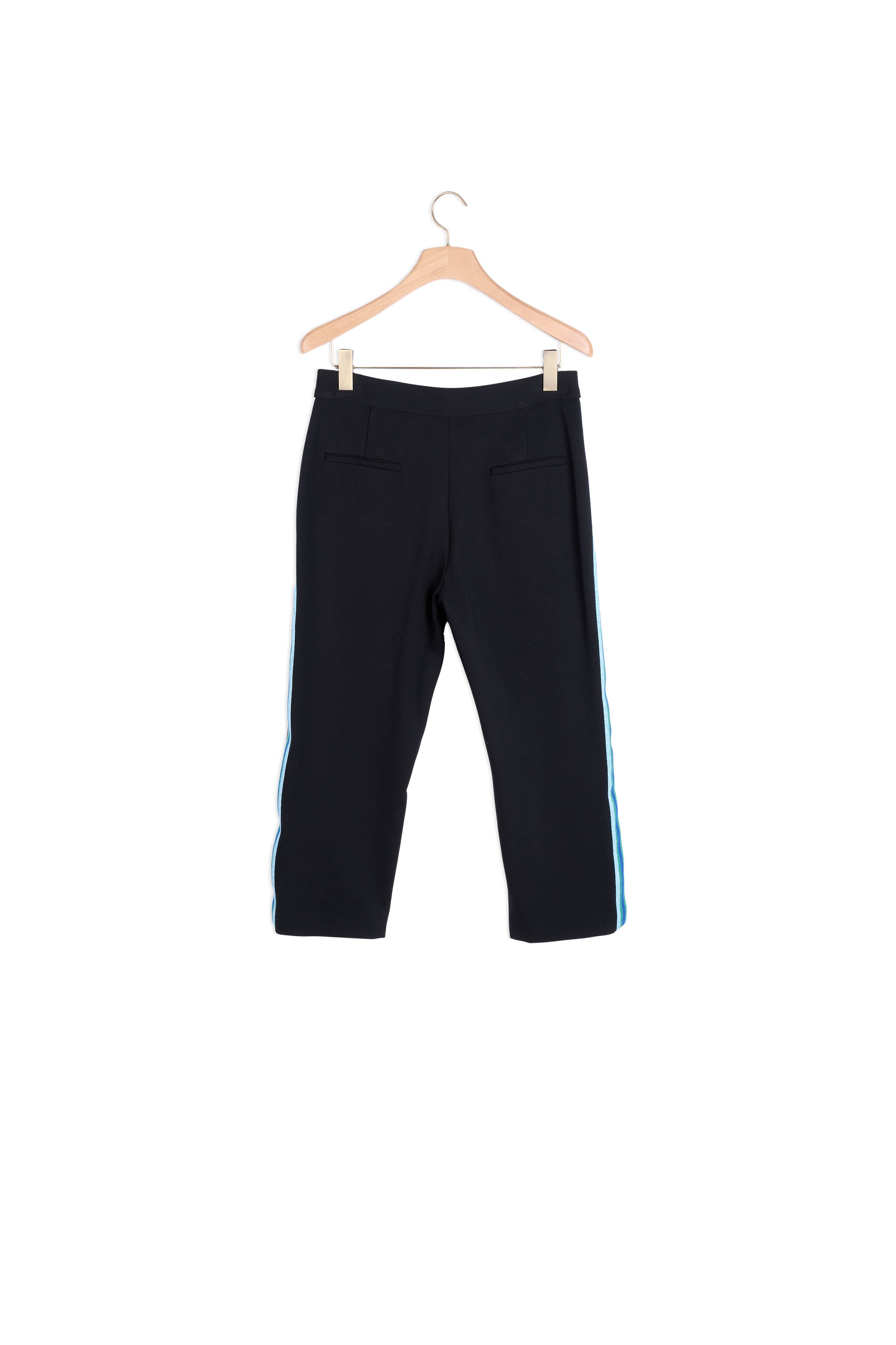 Pantalon 7/8ème orné de galons latéraux Sandro seconde main