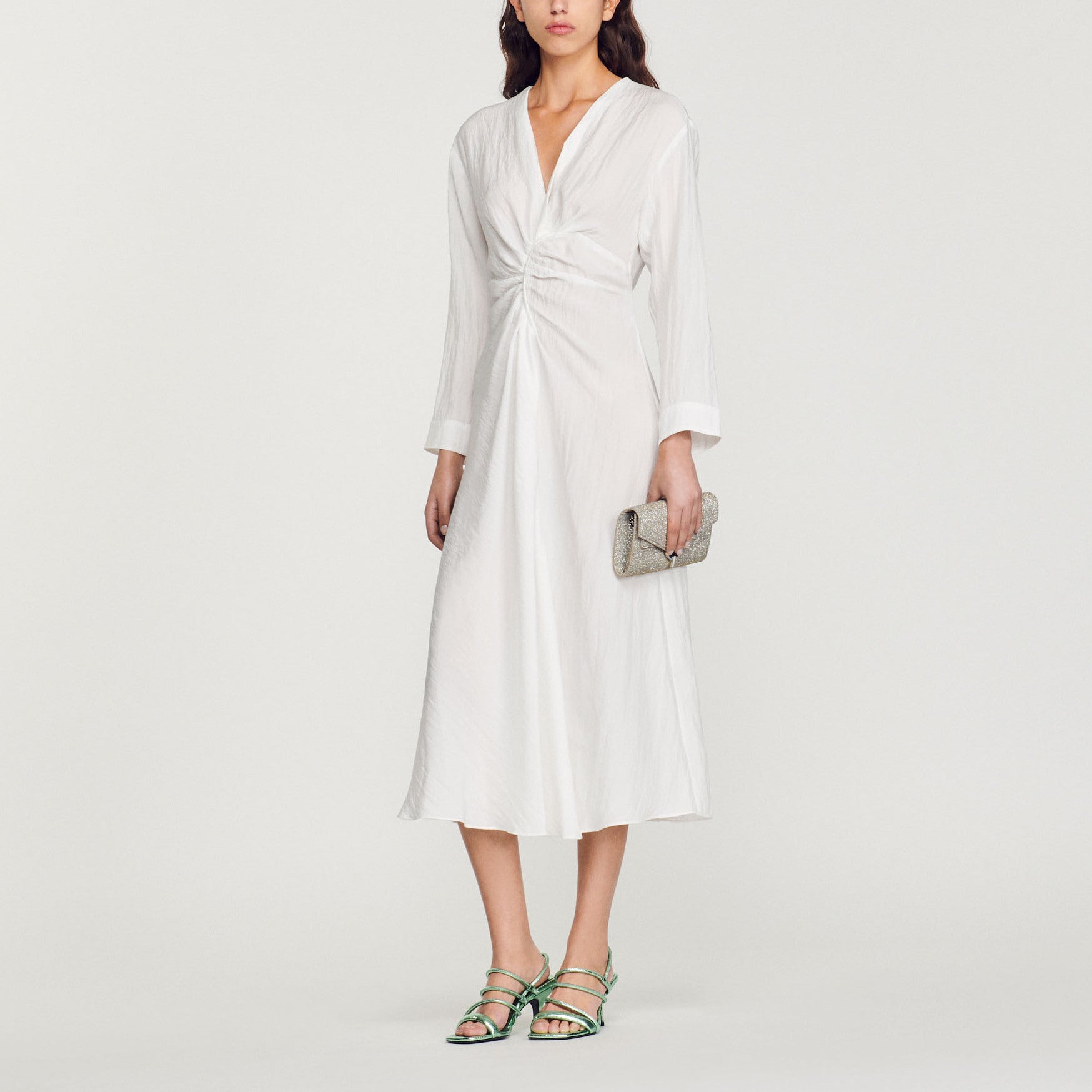 Robe longue fluide Sandro seconde main