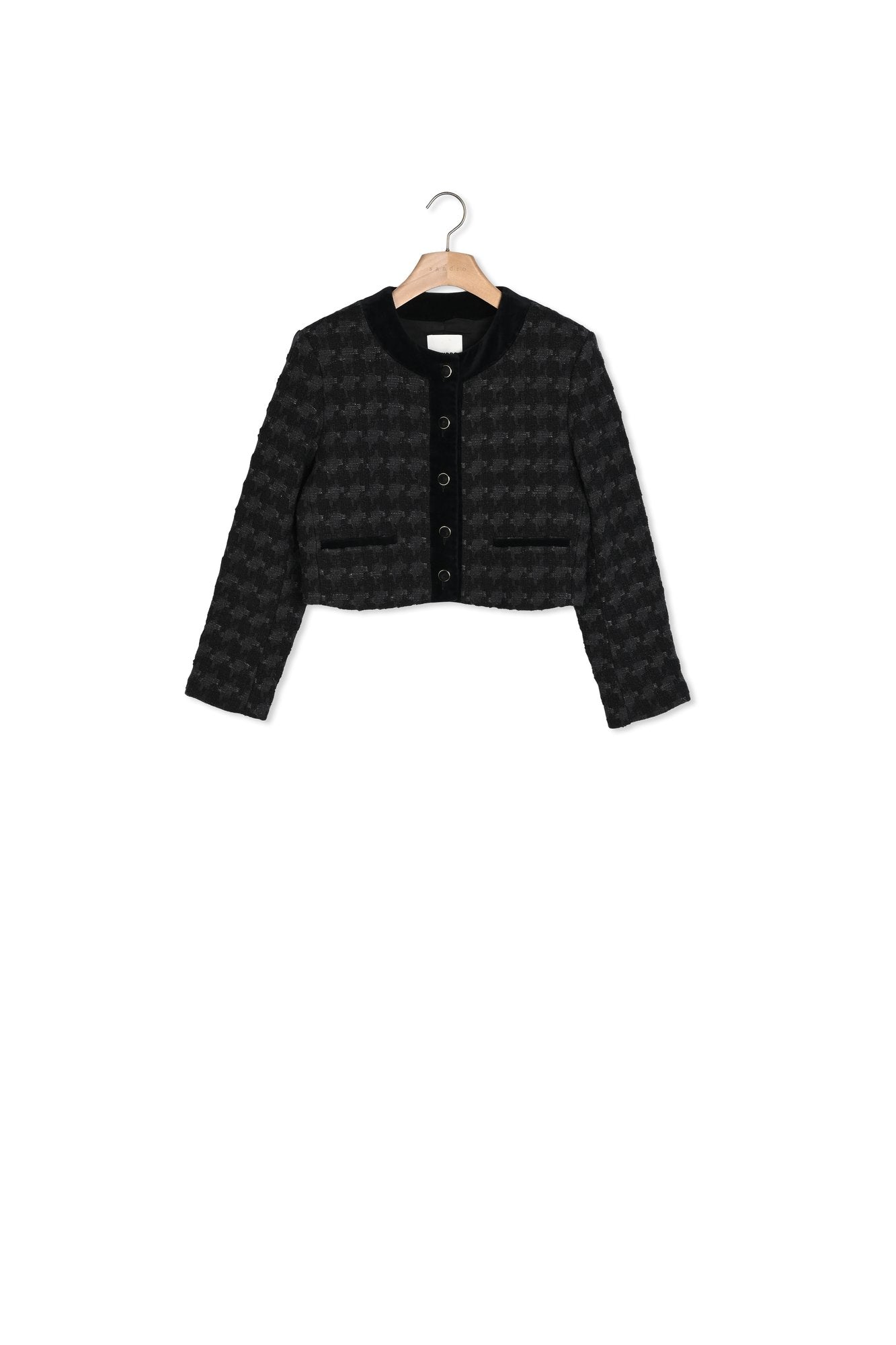 Veste courte en tweed Sandro seconde main