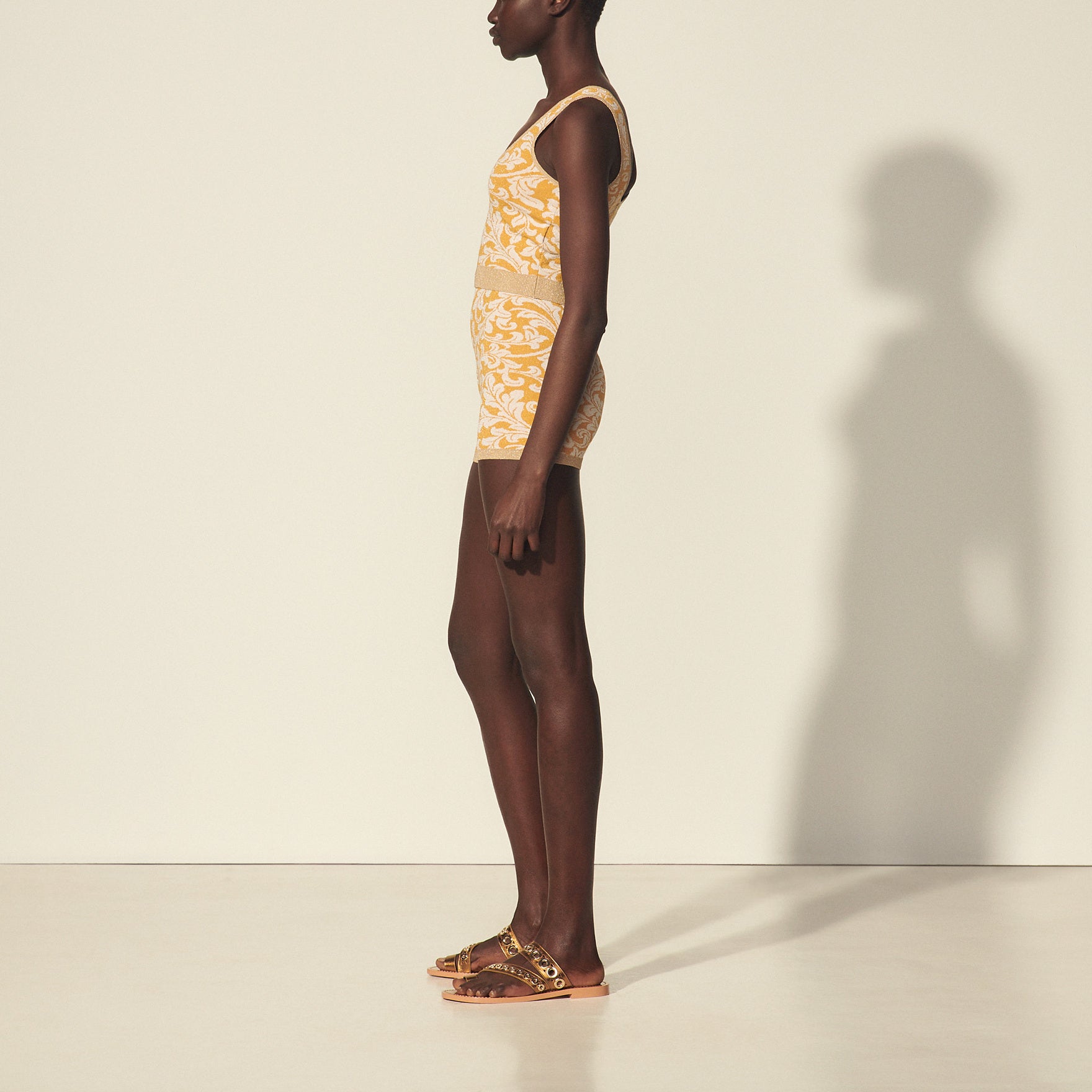 Brassière en Maille jacquard Sandro seconde main