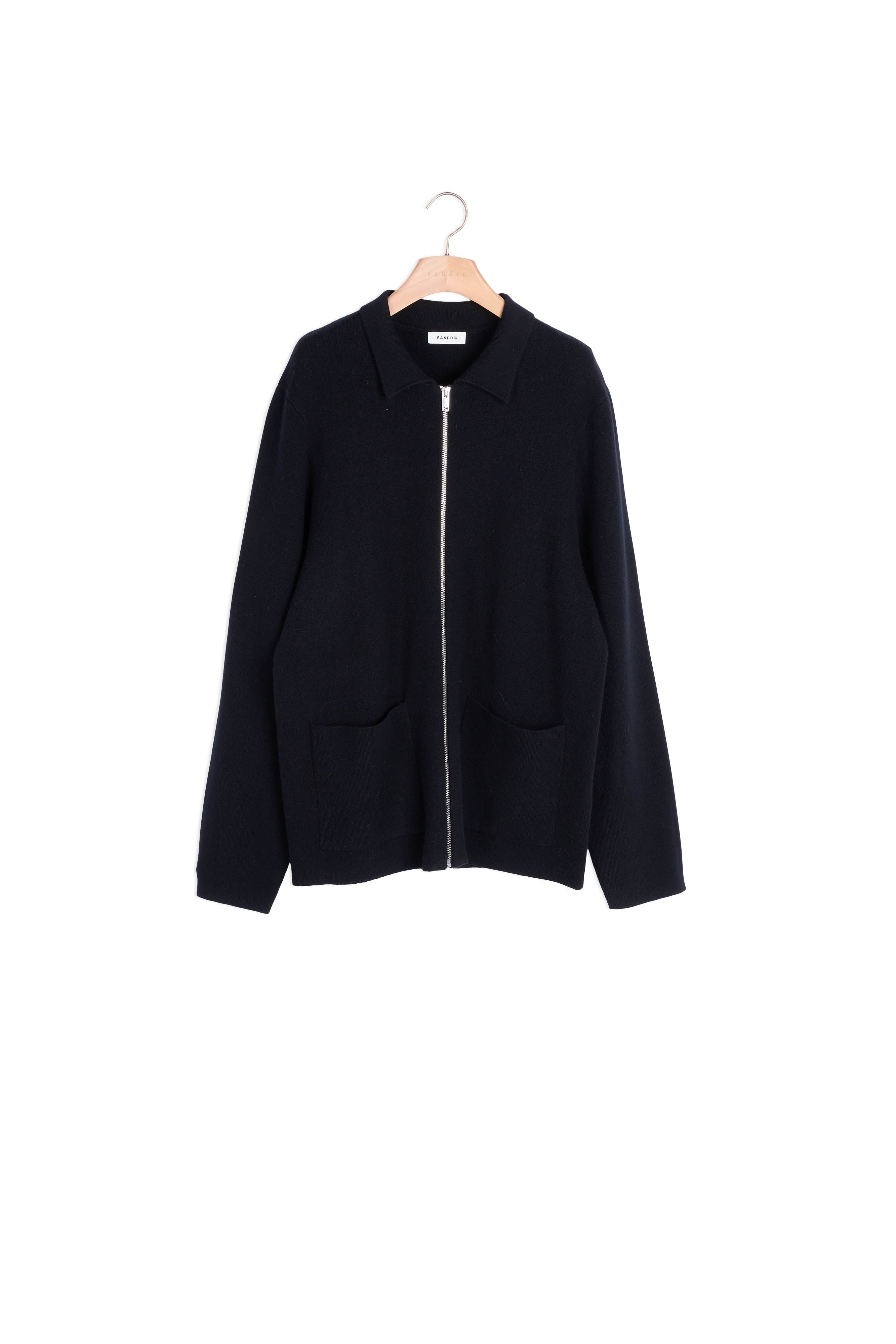 Cardigan à col polo Sandro seconde main