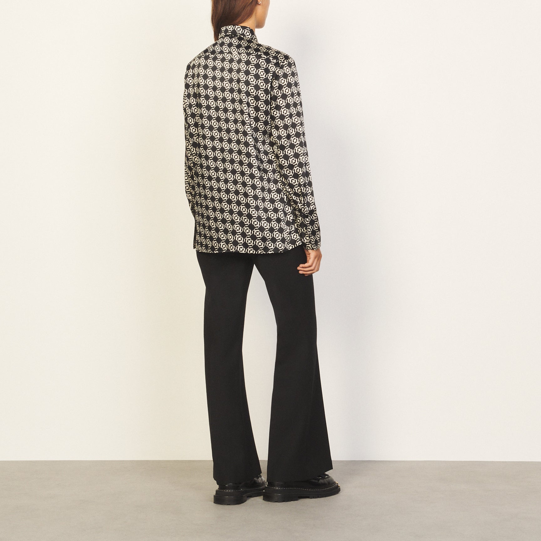 Chemise imprimée Sandro seconde main