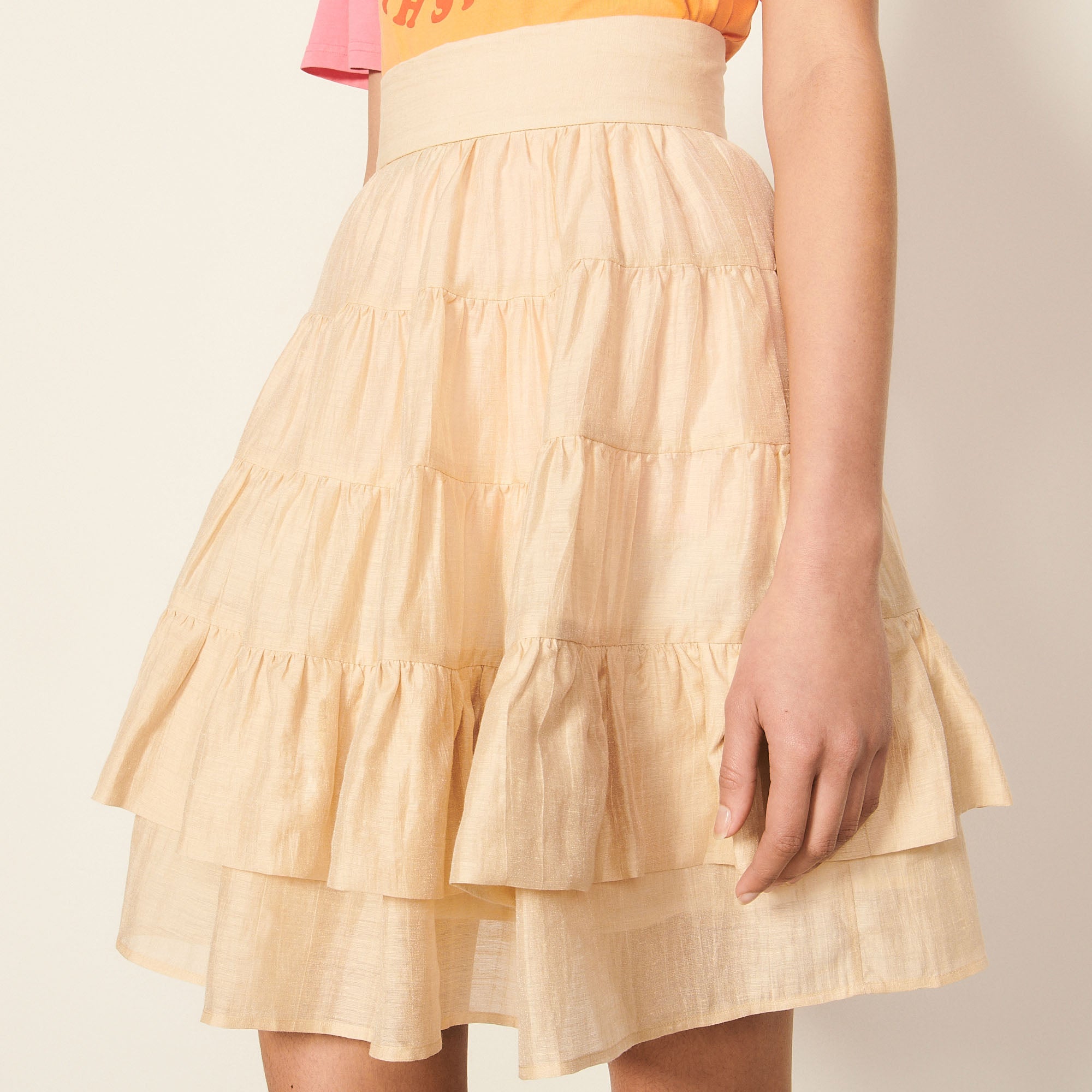 Jupe courte à volants Sandro seconde main