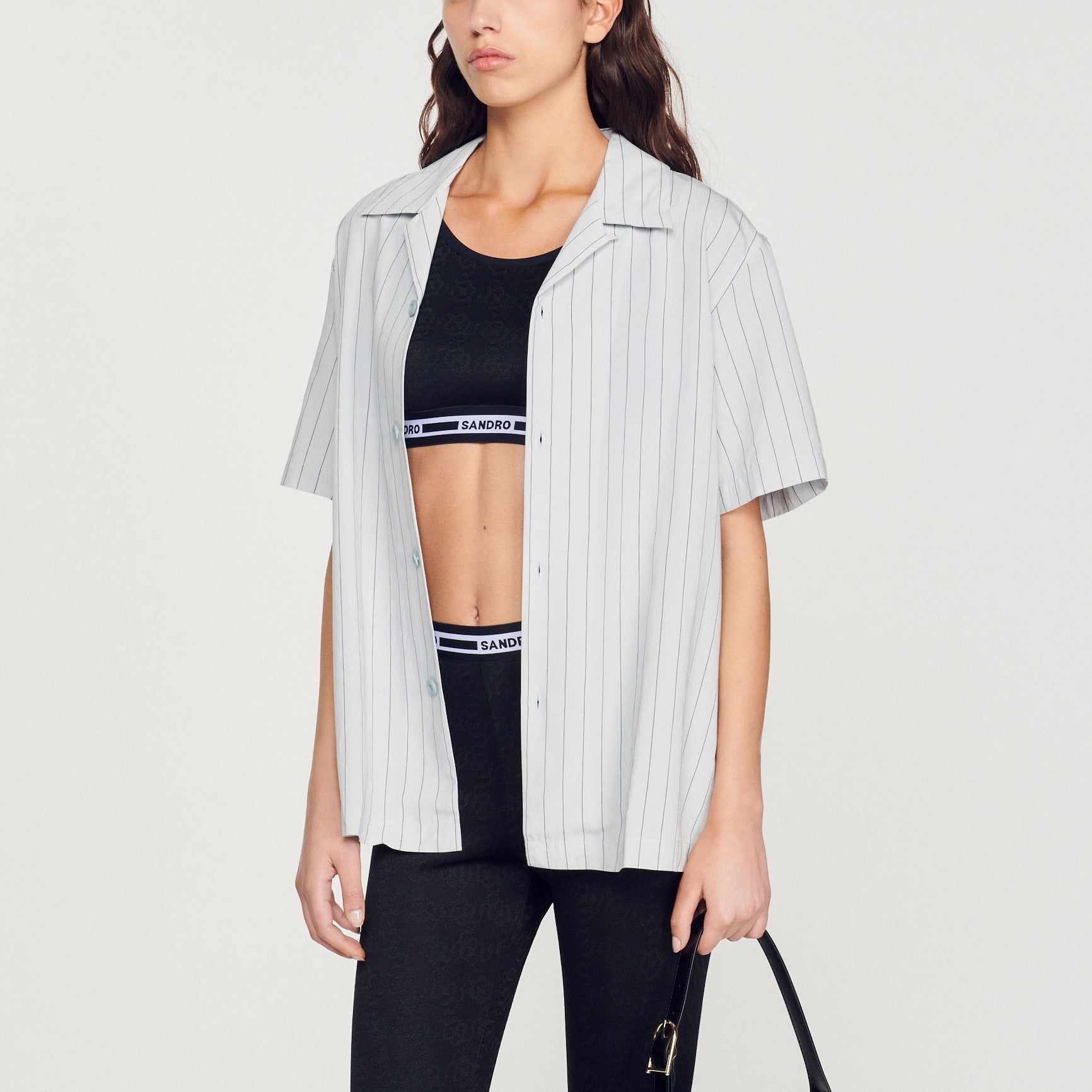 Chemise Bleu Clair Sandro seconde main