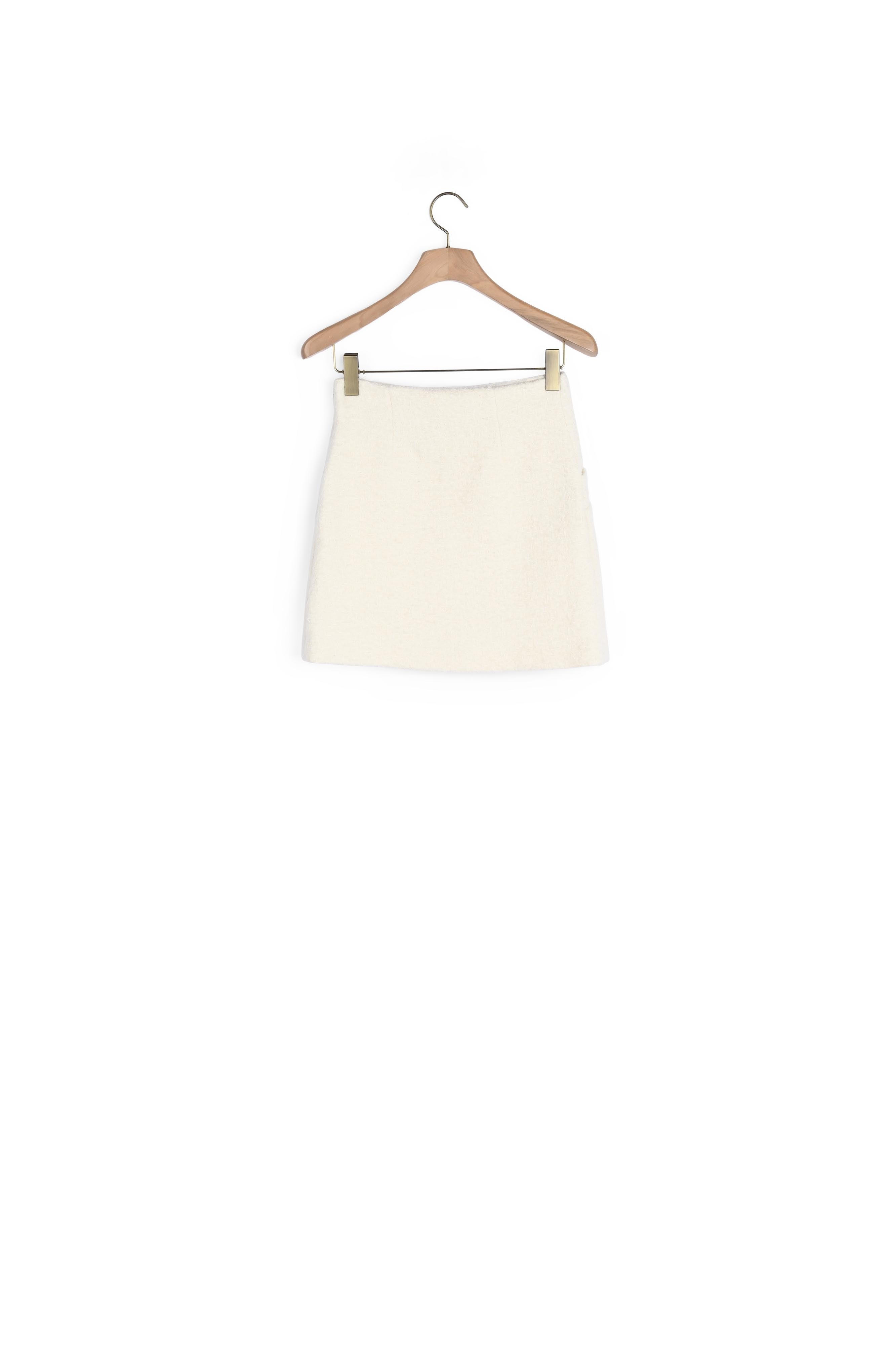 Jupe courte en tissu bouclé Sandro seconde main