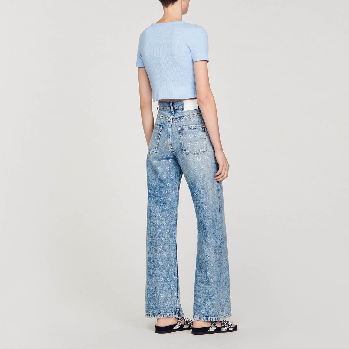 T-shirt court Sandro seconde main