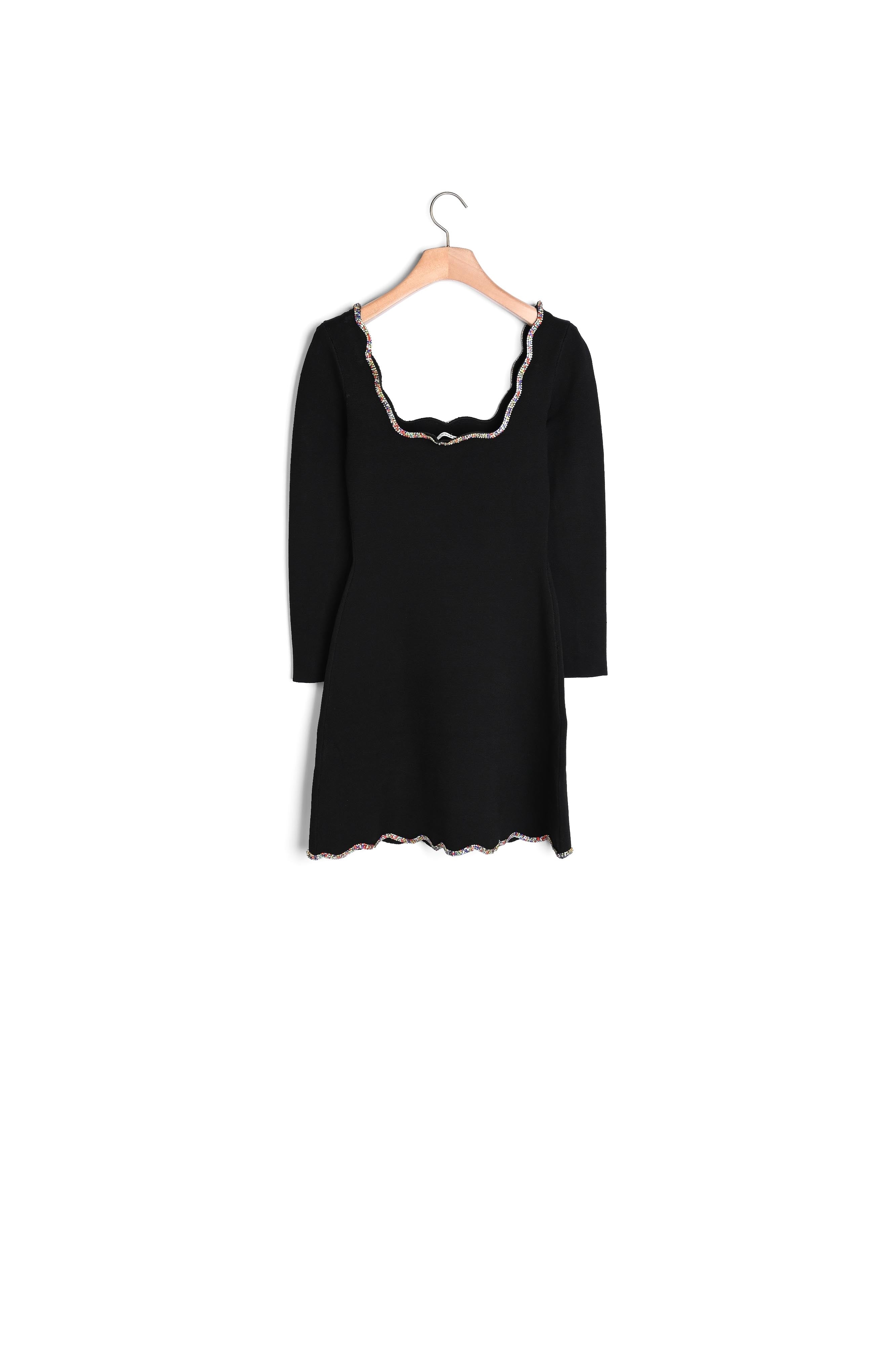 Robe courte en velours Sandro seconde main