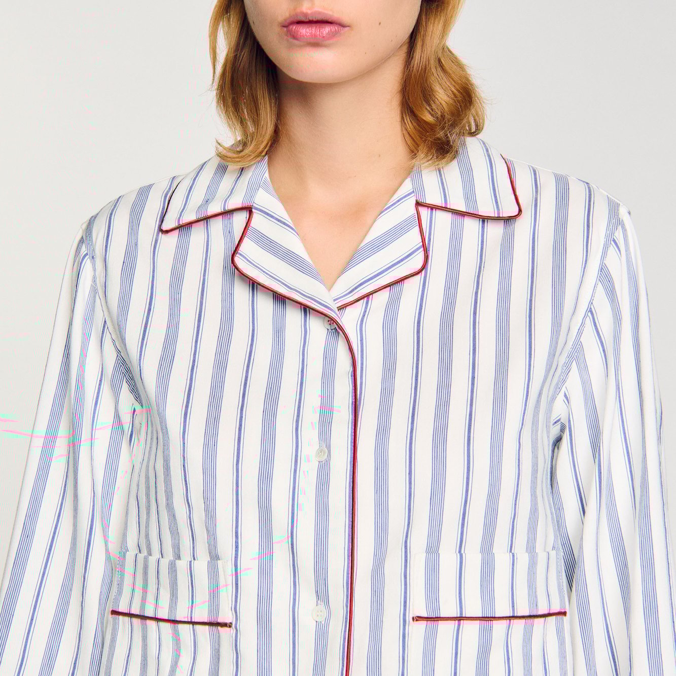 Chemise à rayures Sandro seconde main