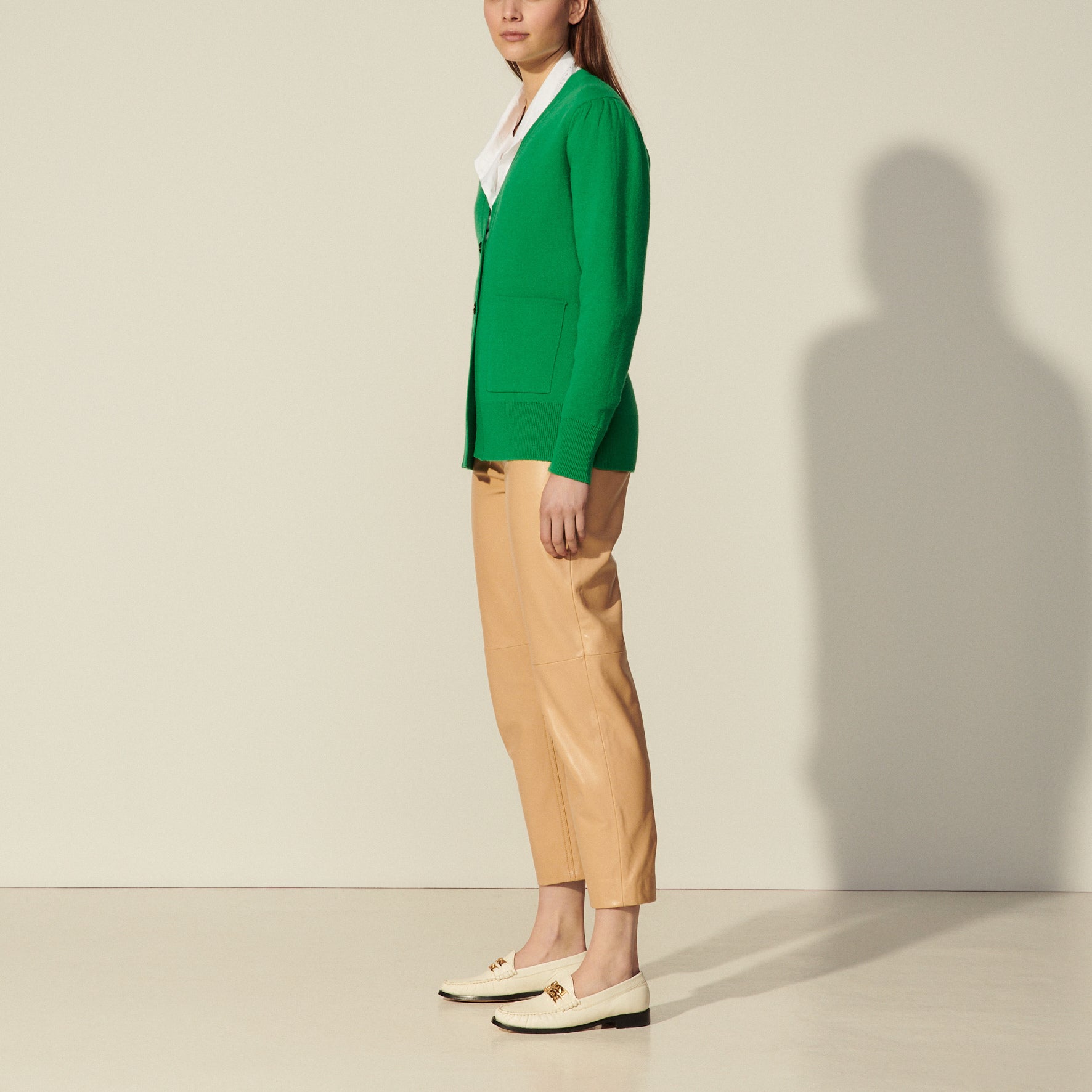 Cardigan long boutonné Sandro seconde main