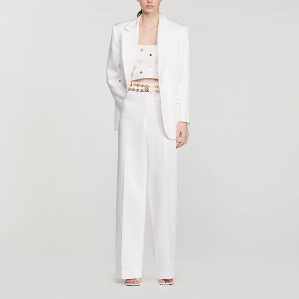 Pantalon large Sandro seconde main