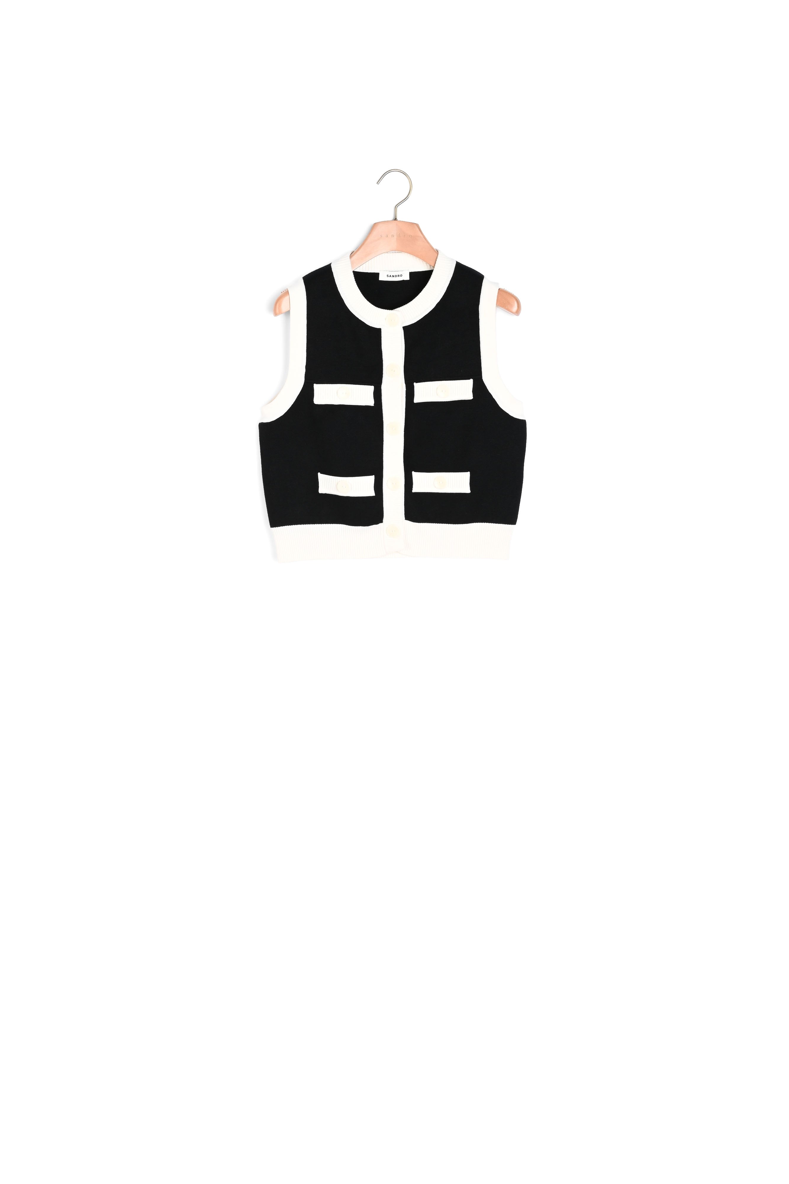 Gilet en Maille sans manches Sandro seconde main