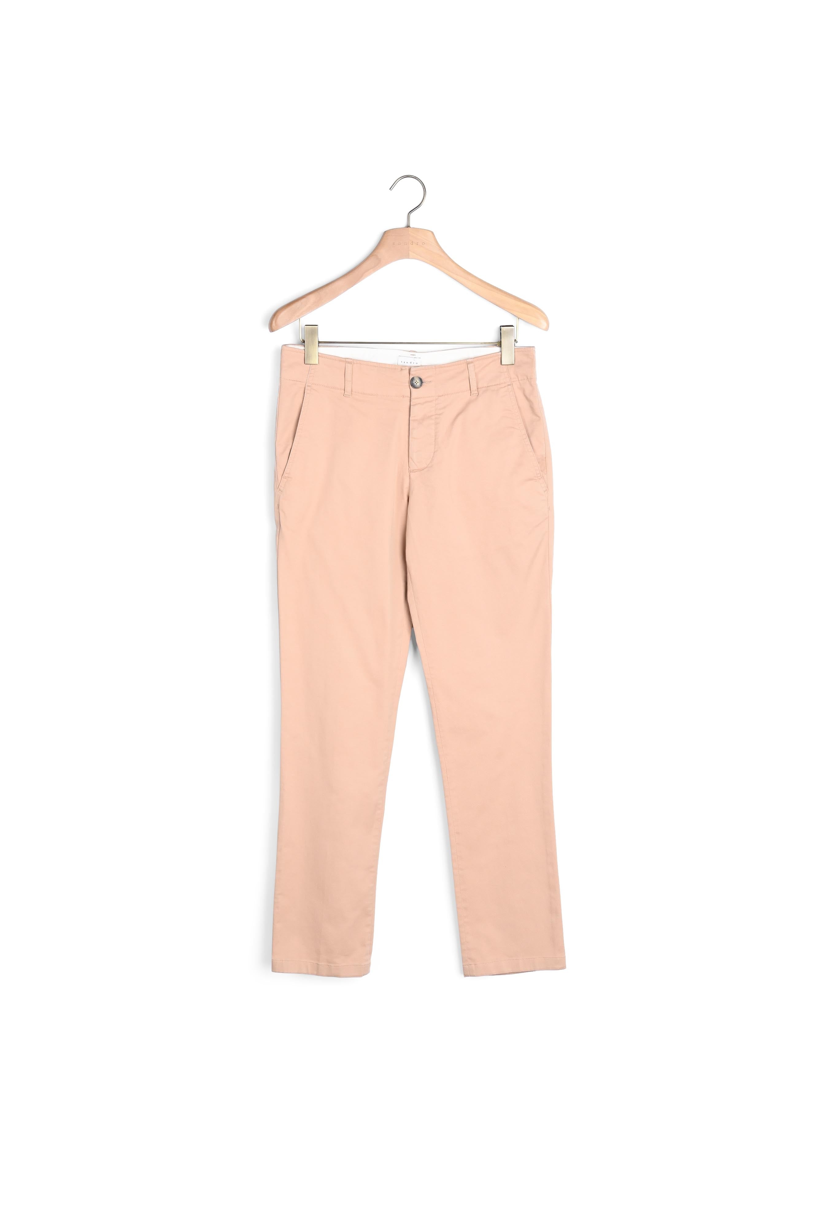 Pantalon chino en coton stretch Sandro seconde main