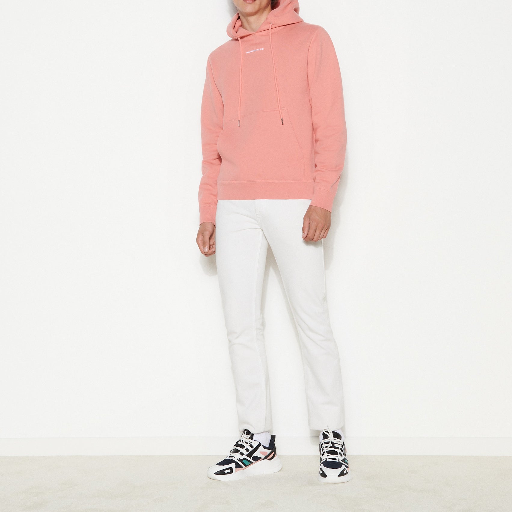 Sweat hoodie avec broderie logo Sandro seconde main