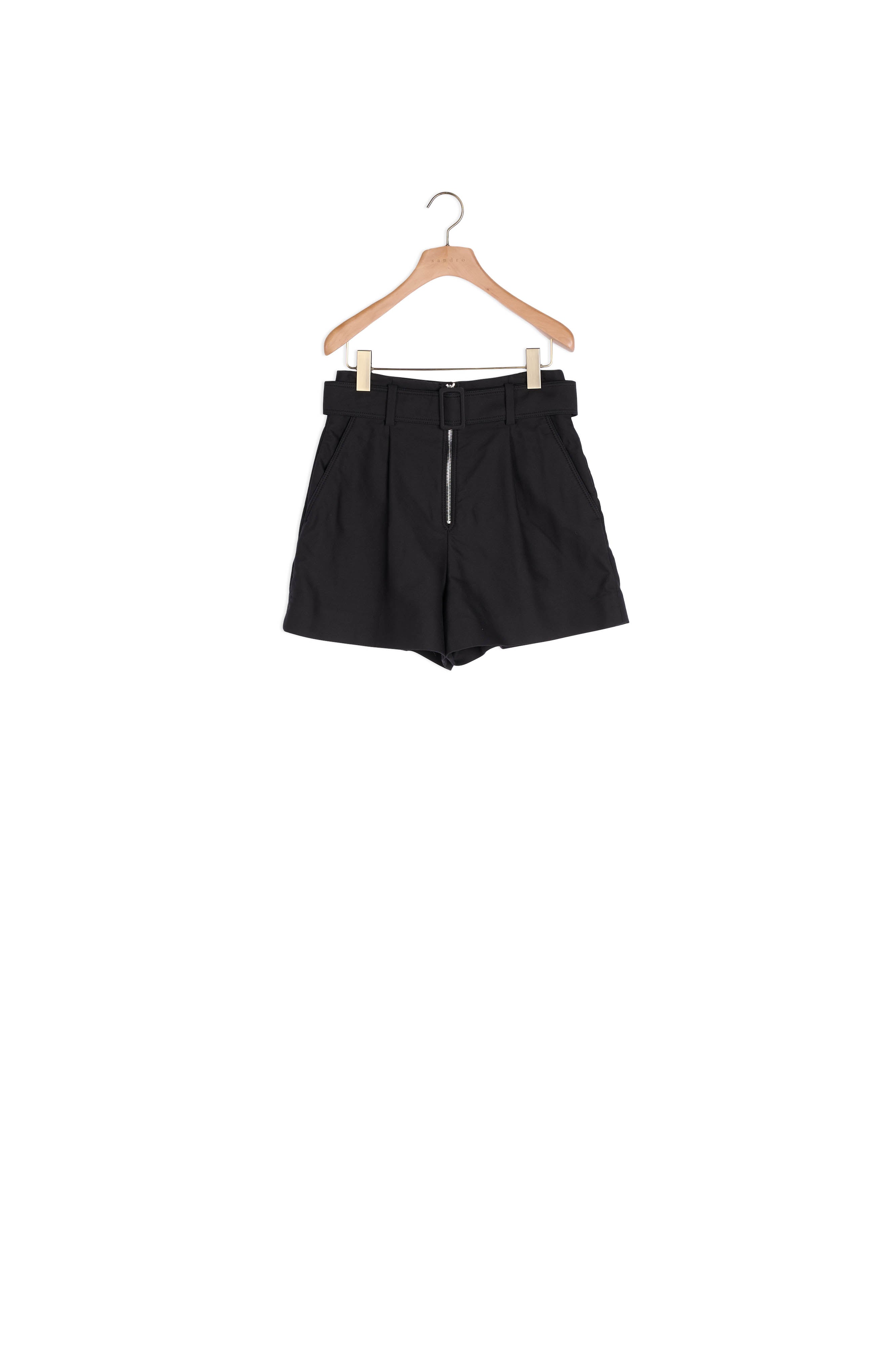 Short taille haute avec ceinture Sandro seconde main