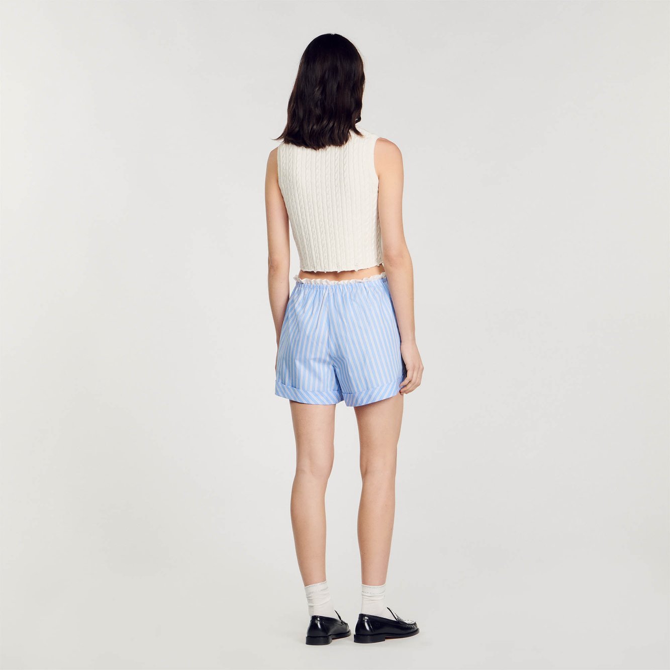 Short large en coton Sandro seconde main