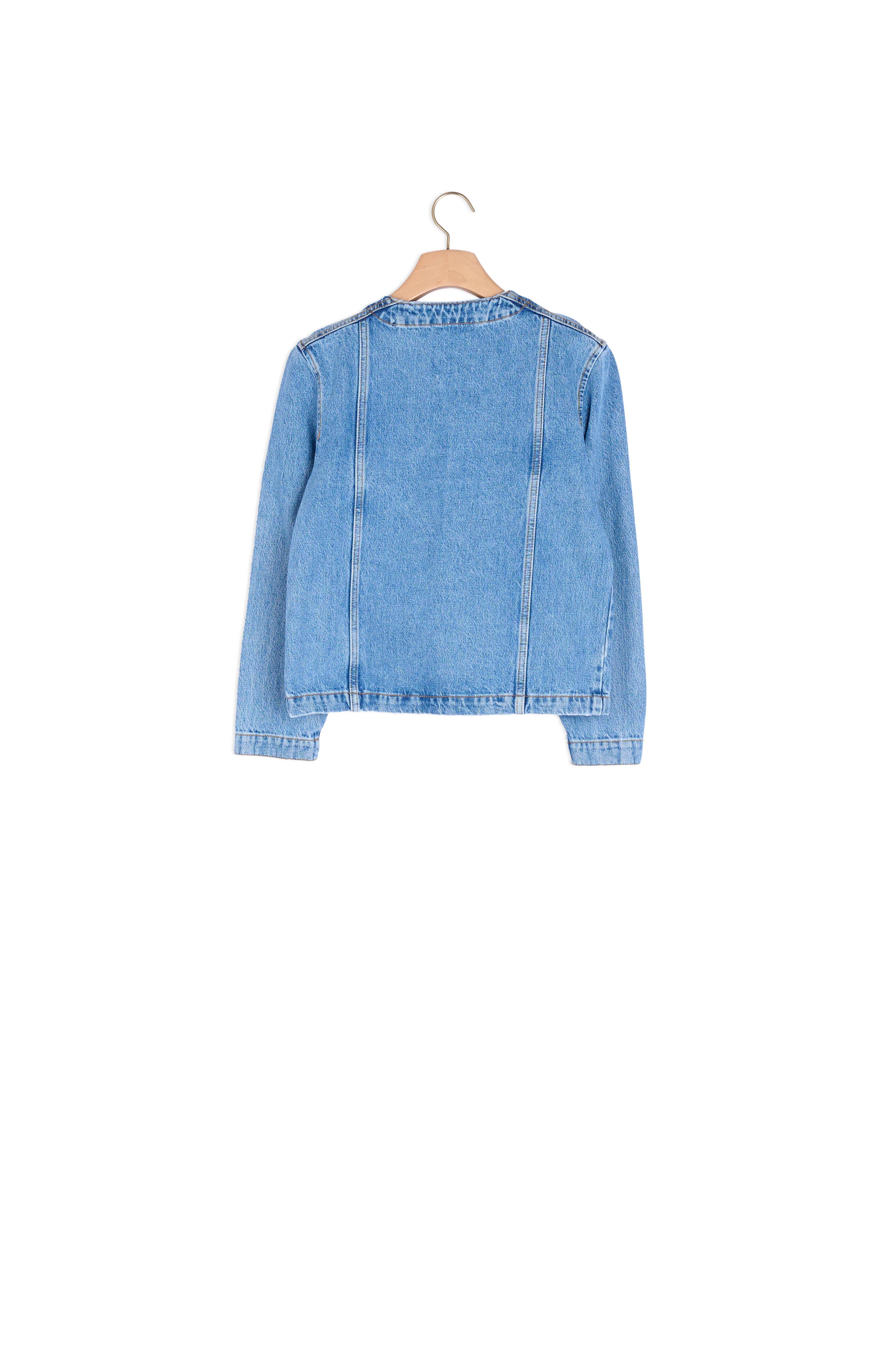 Veste en Jean à poches plaquées Sandro seconde main