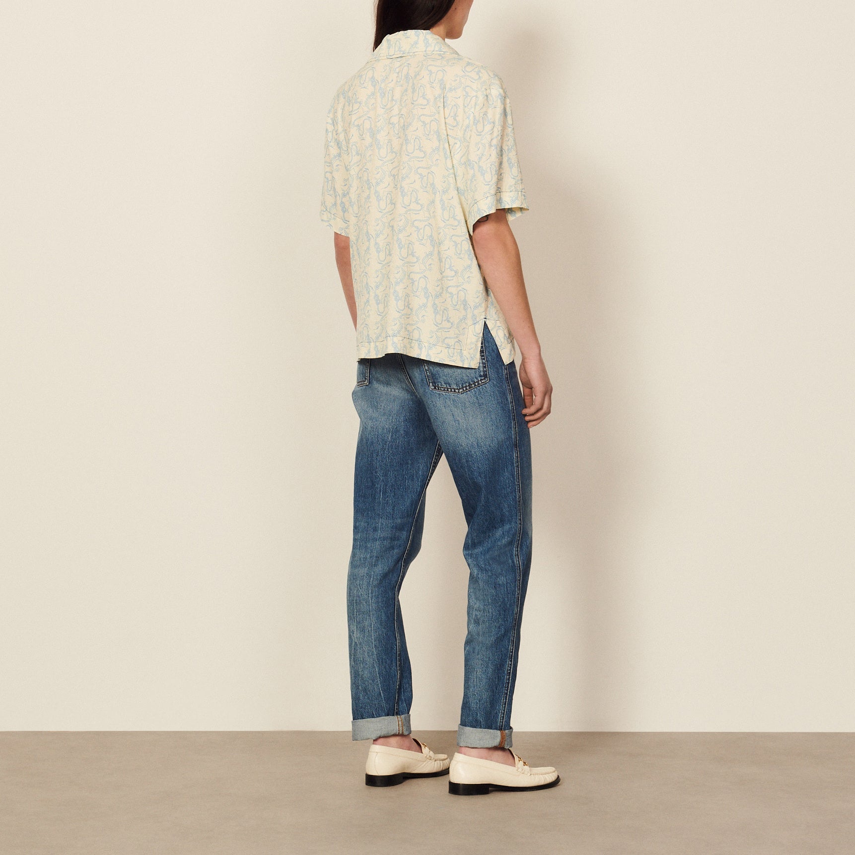 Top imprimé Sandro seconde main