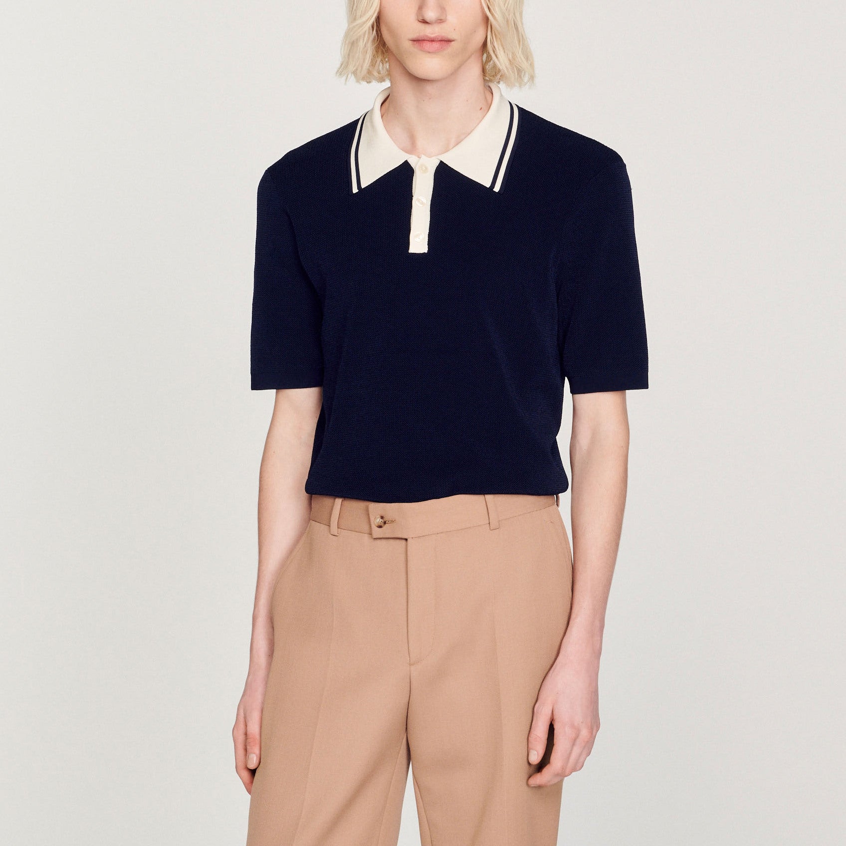 Maille Marine Sandro seconde main