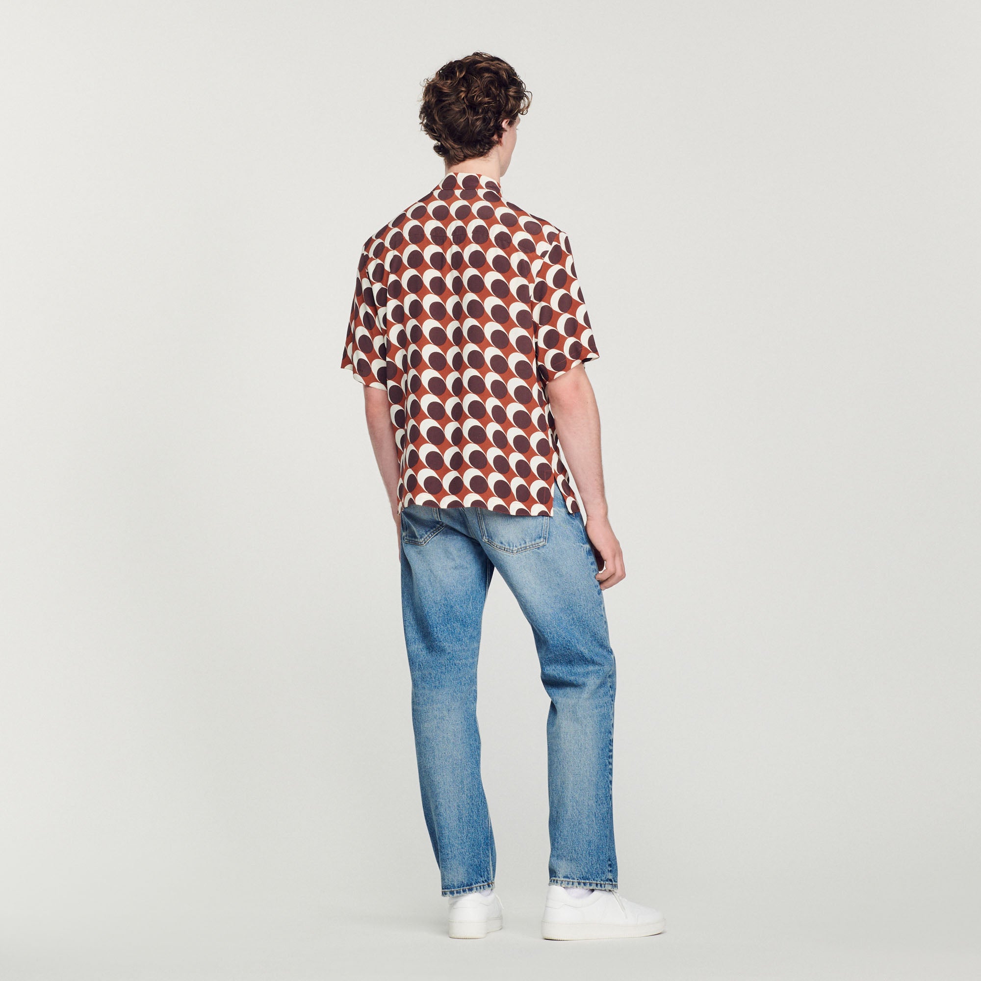 Chemise fluide imprimée Sandro seconde main