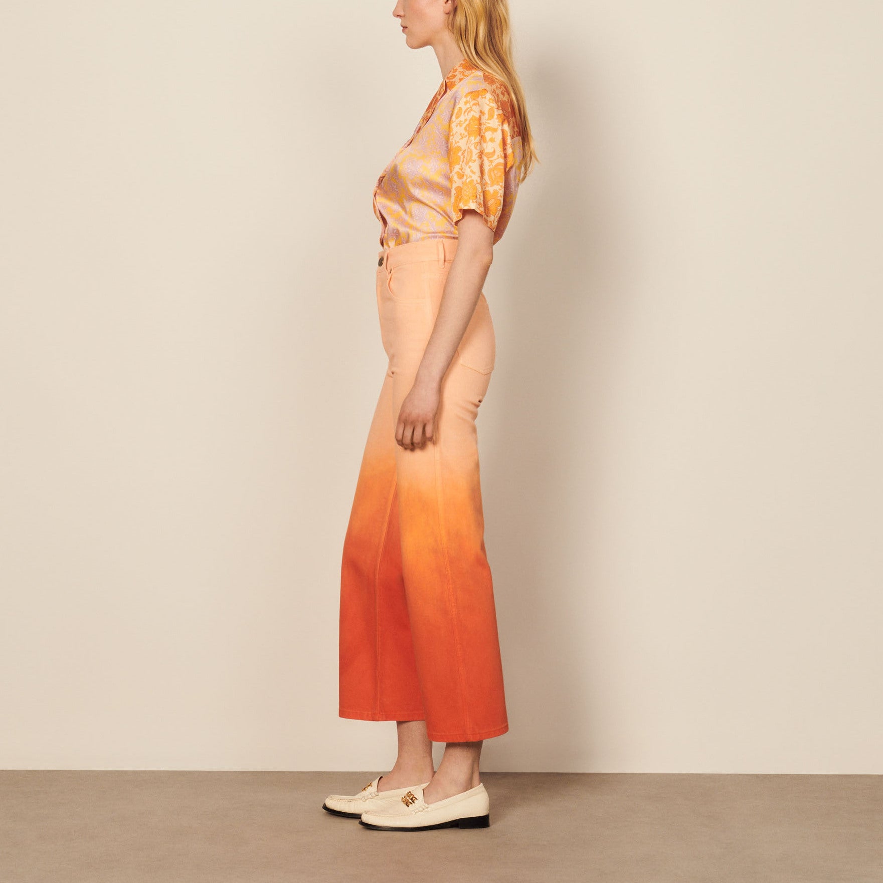 Jean droit effet dégradé Sandro seconde main