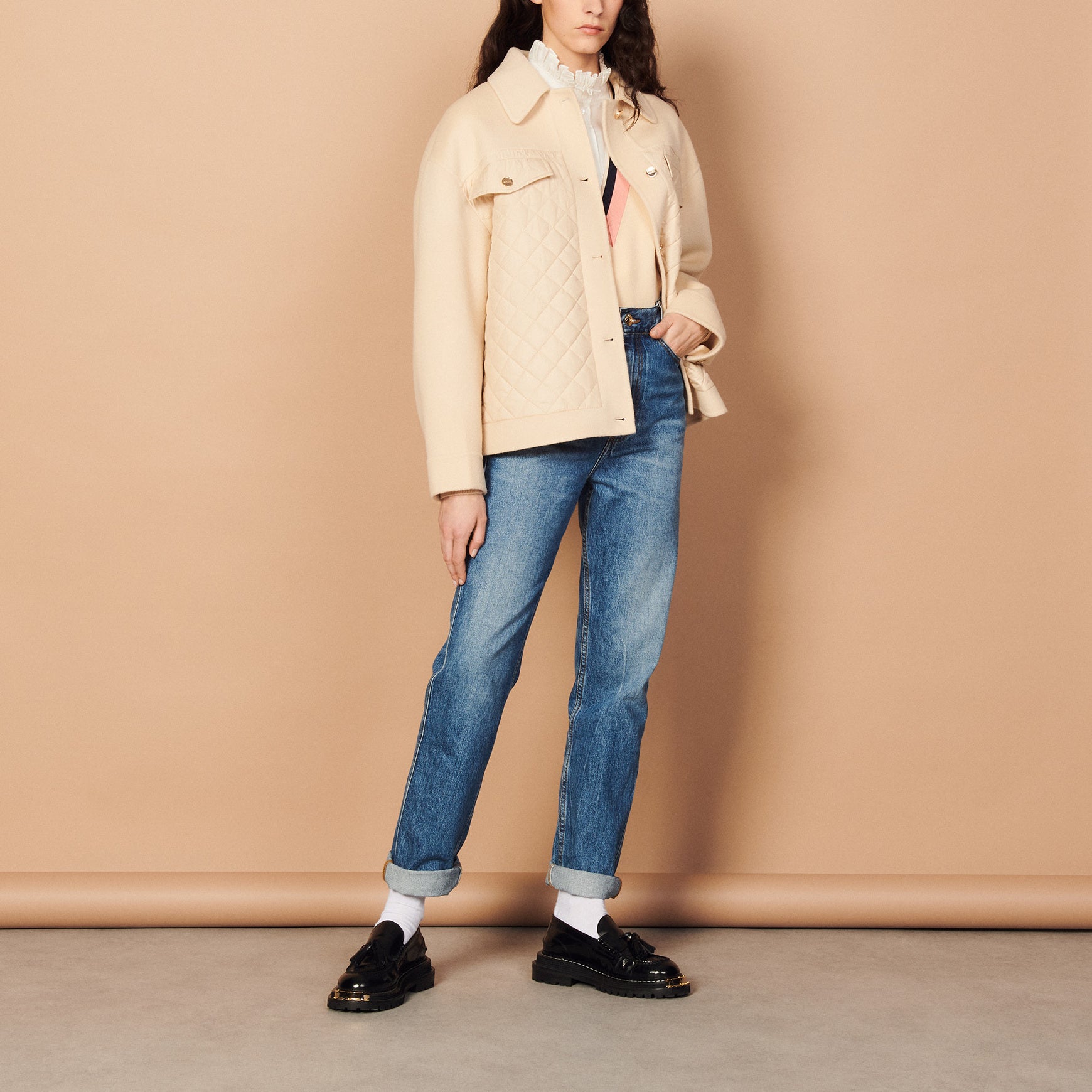 Blouson matelassé Sandro seconde main