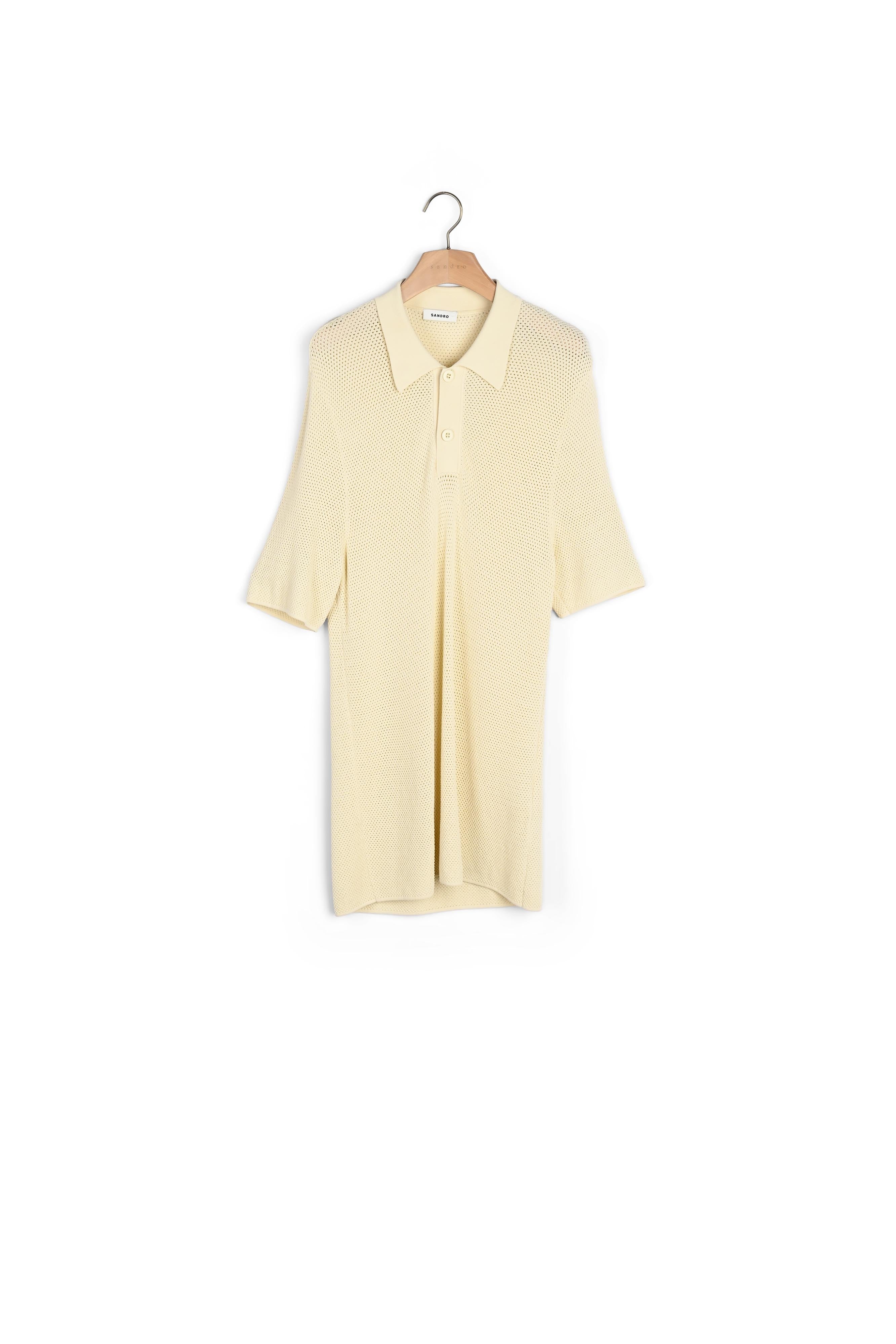 Polo en Maille ajourée Sandro seconde main