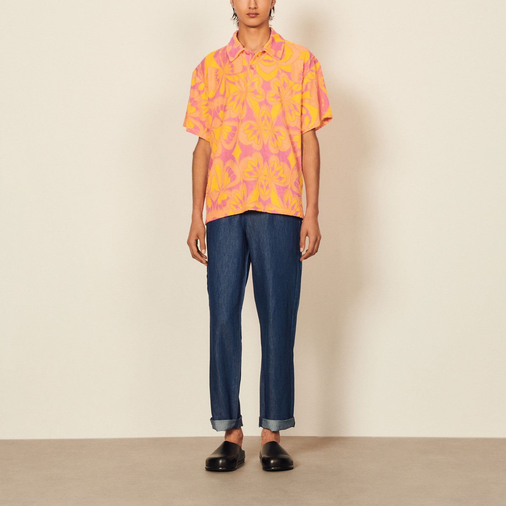 Polo oversize à motifs Sandro seconde main